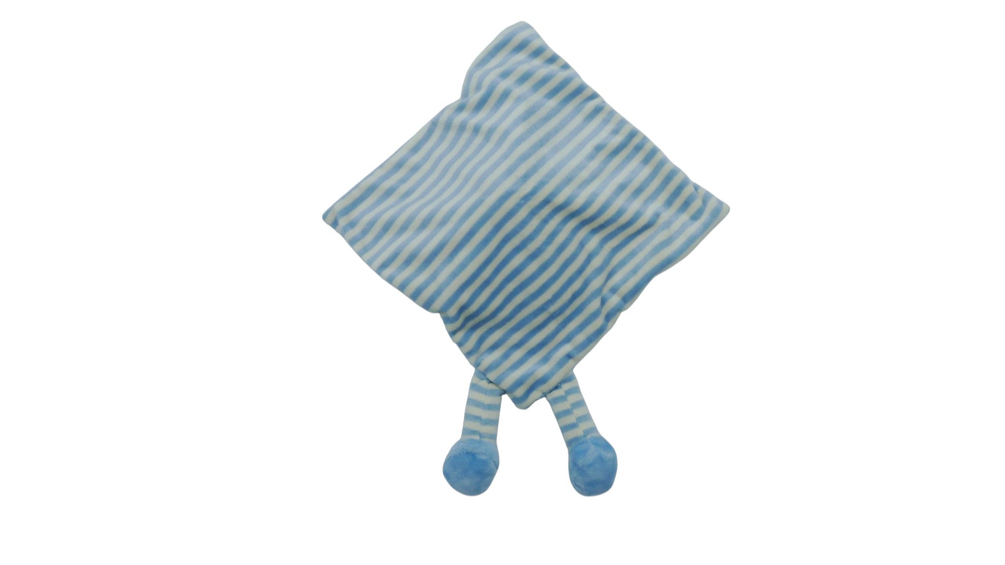 Doudou chat plat bleu crème - Kiabi