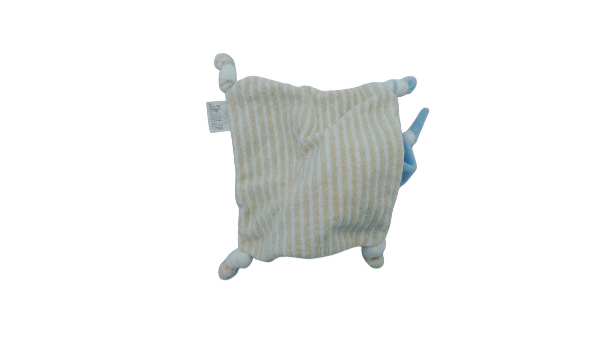 Doudou ours plat bleu - Mes Petits Cailloux