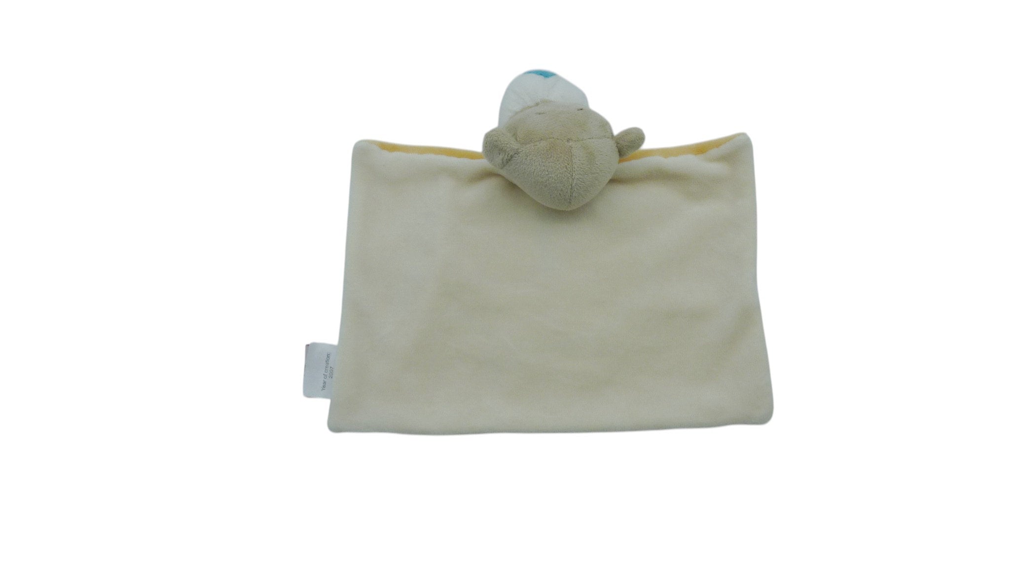 Doudou chien plat orange - Bengy