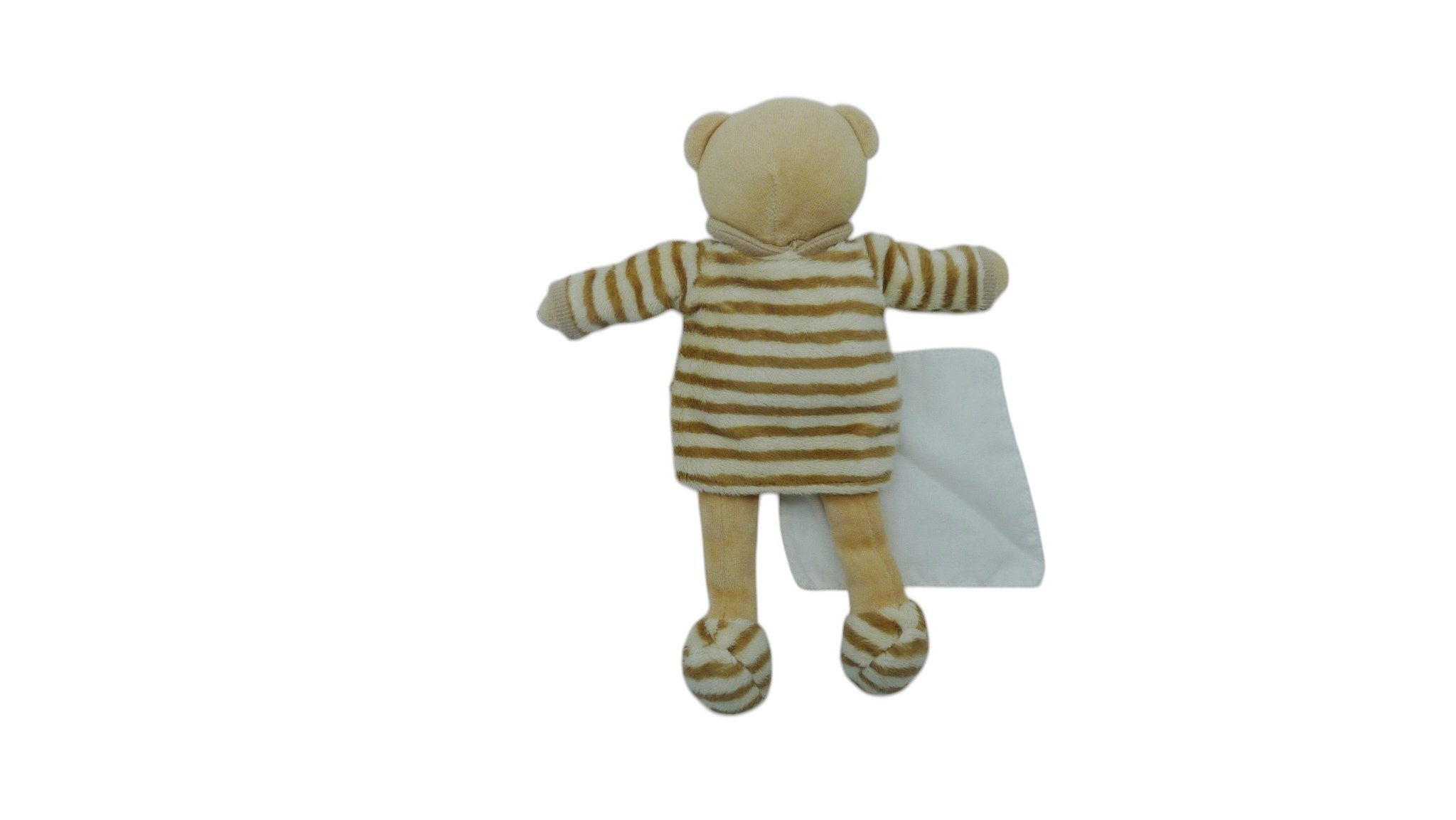 Peluche mouchoir ours marron - Doudou et Compagnie 30 cm