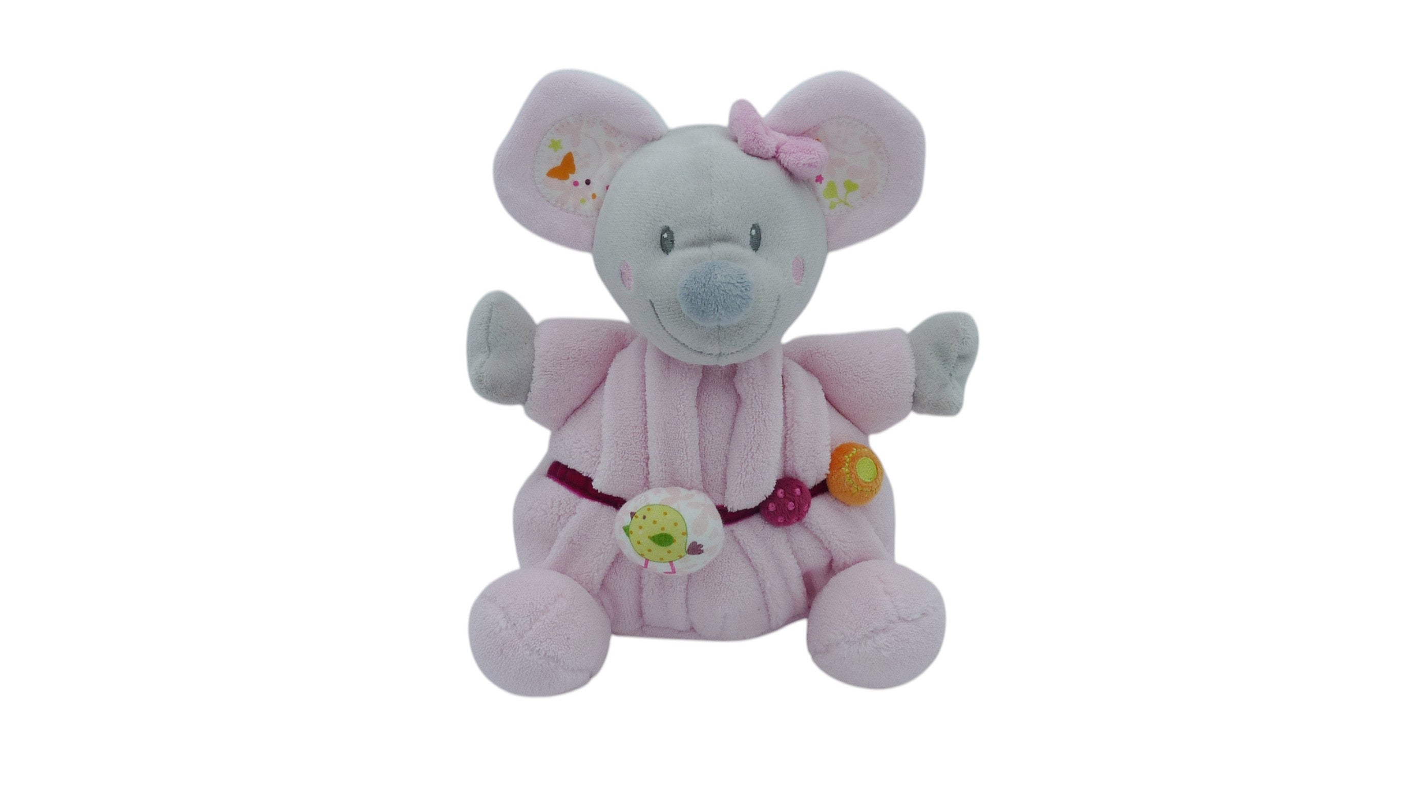 Peluche souris rose - Nicotoy Simba Dickie 24 cm