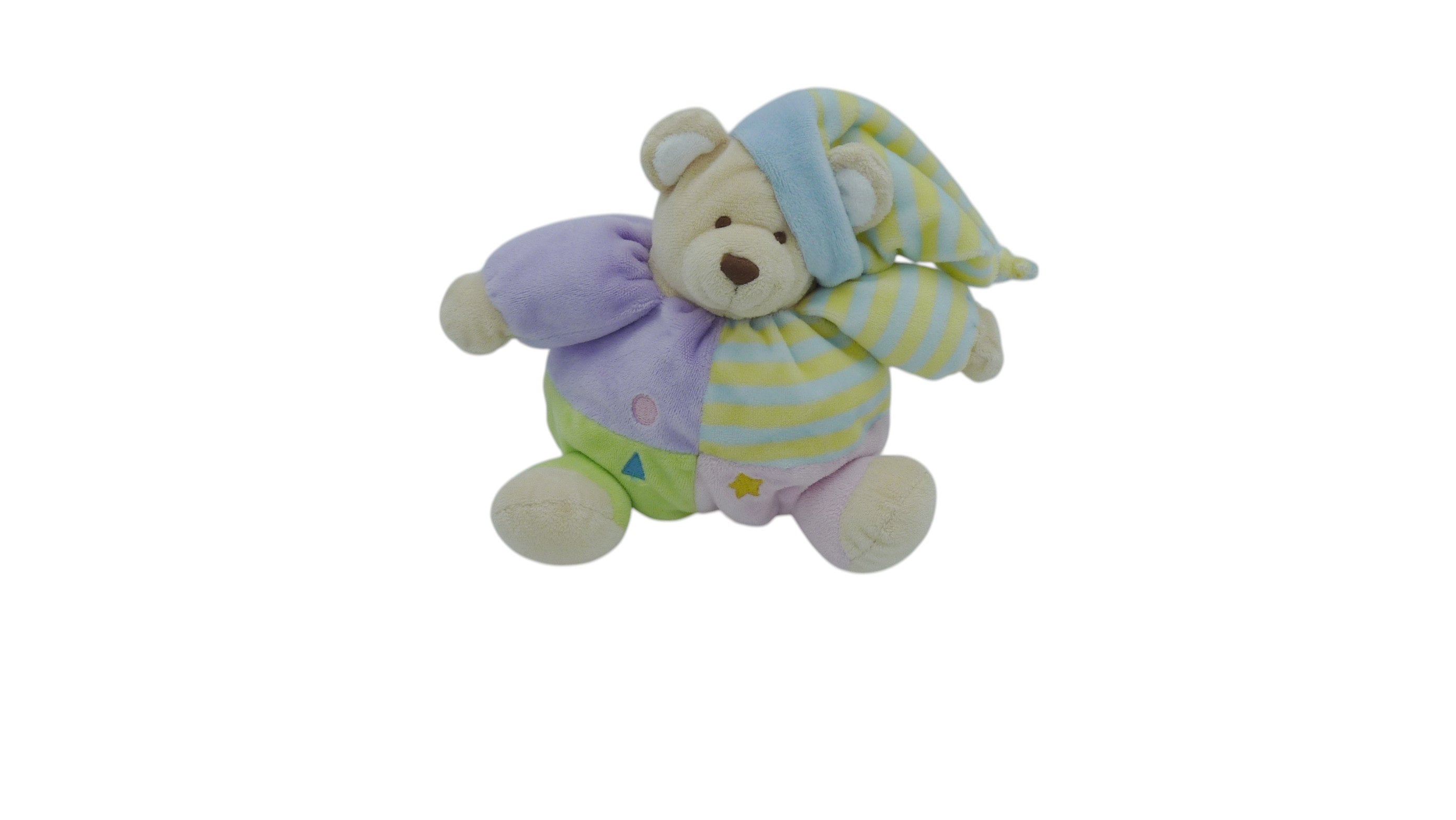 Peluche souris multicolore - CMP 20 cm