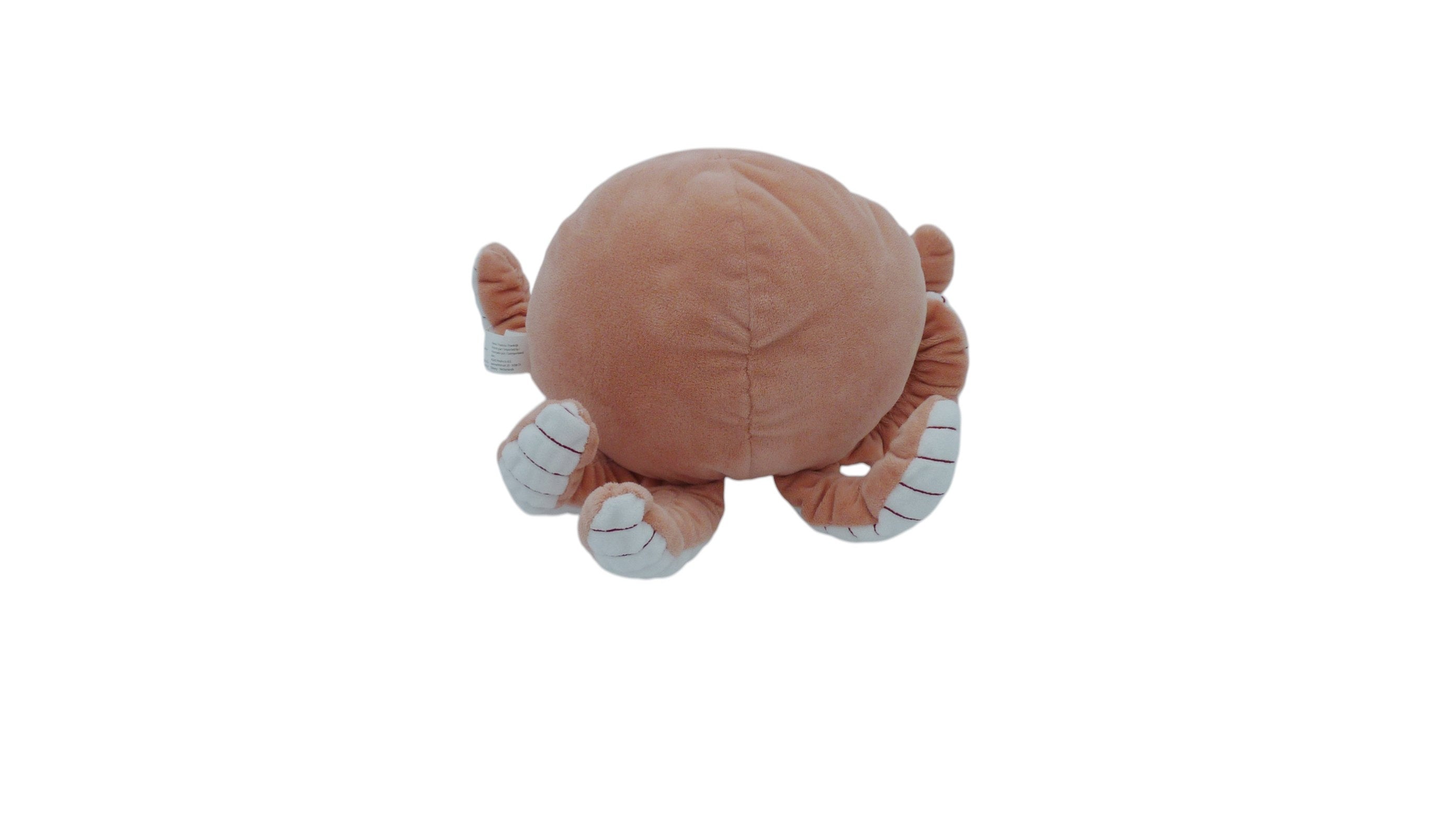 Peluche pieuvre Choux Bidou saumon - Gifi 25 cm