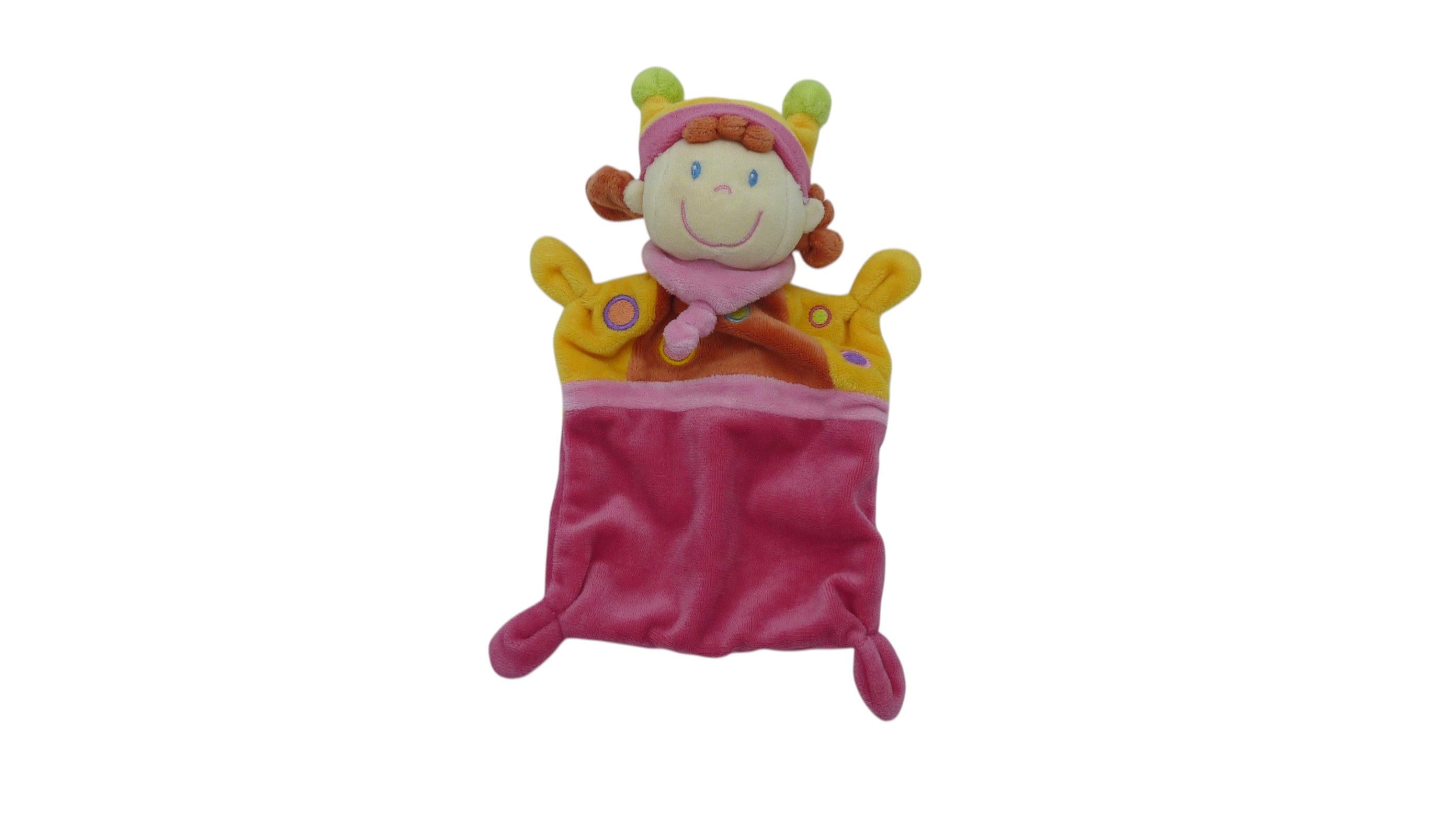 Doudou poupée fille plat multicolore - Nicotoy Simba Dickie