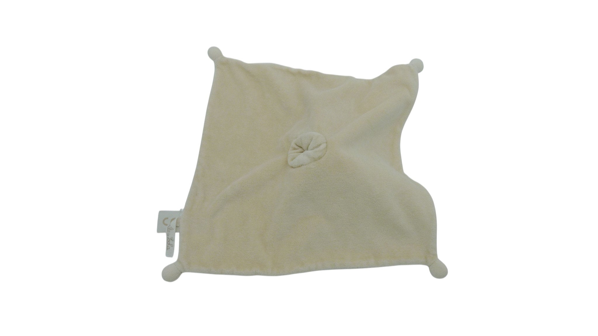 Peluche mouchoir lapin - Basile et Lola - Moulin Roty 10 cm