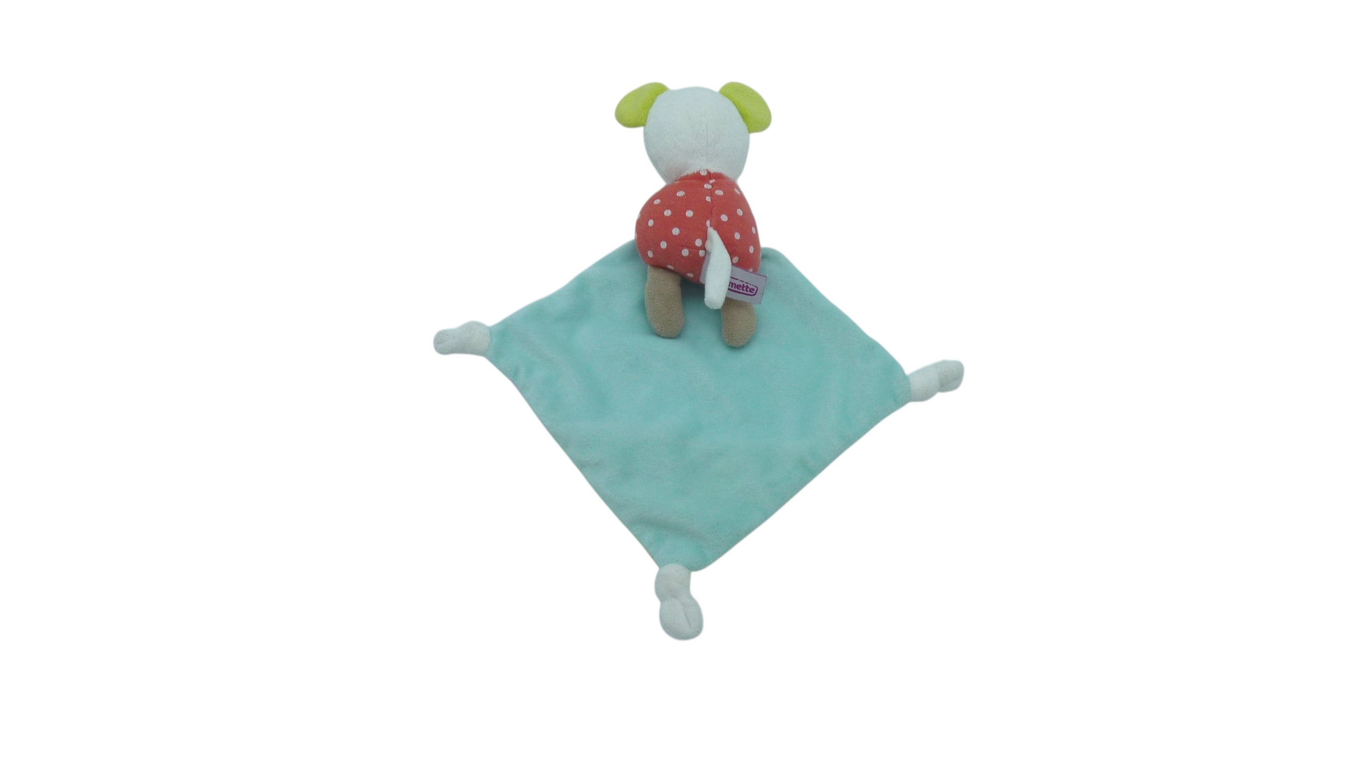 Peluche mouchoir souris - Pommette 14 cm