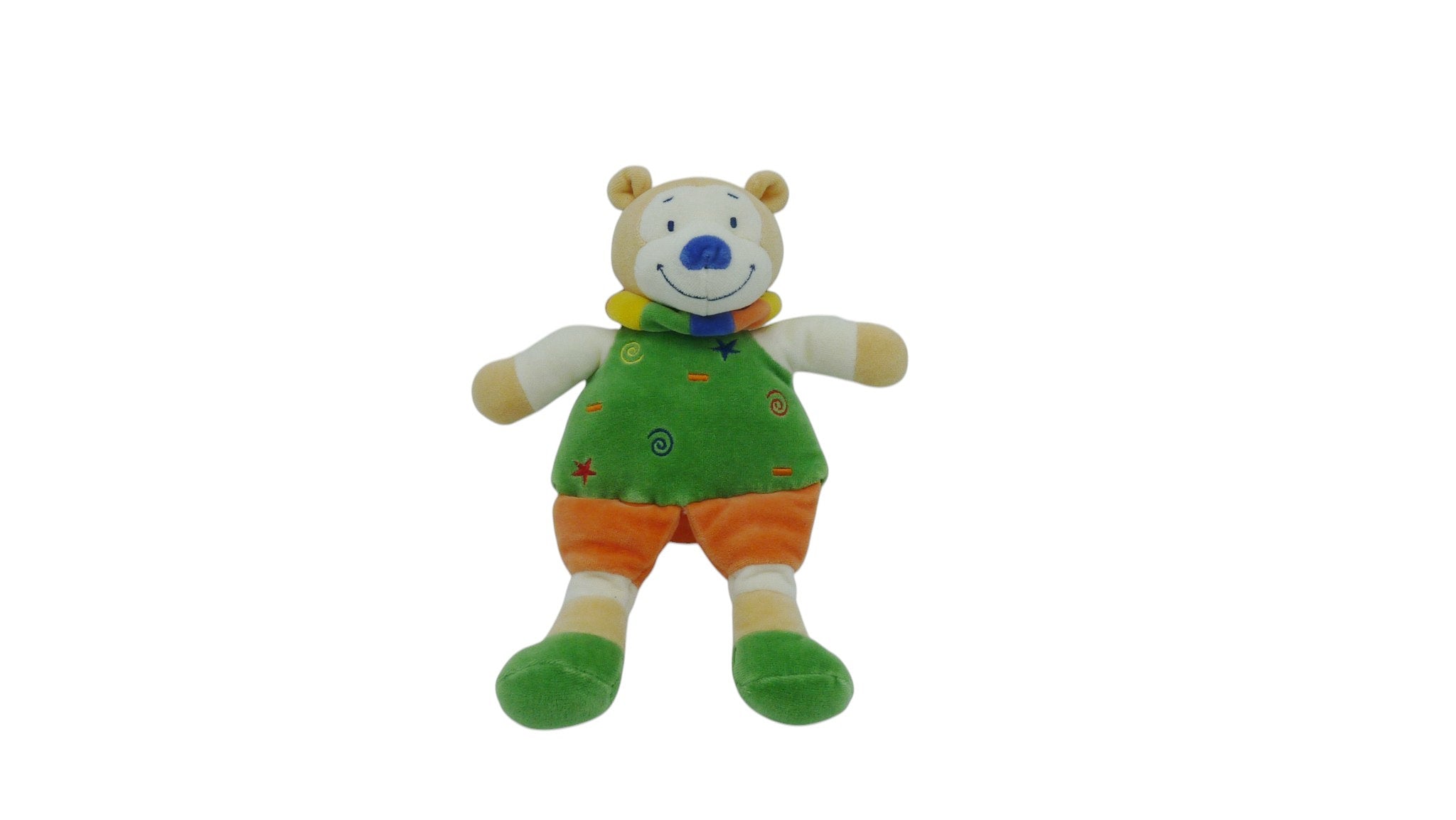 Peluche singe vert - Nicotoy - 28 cm