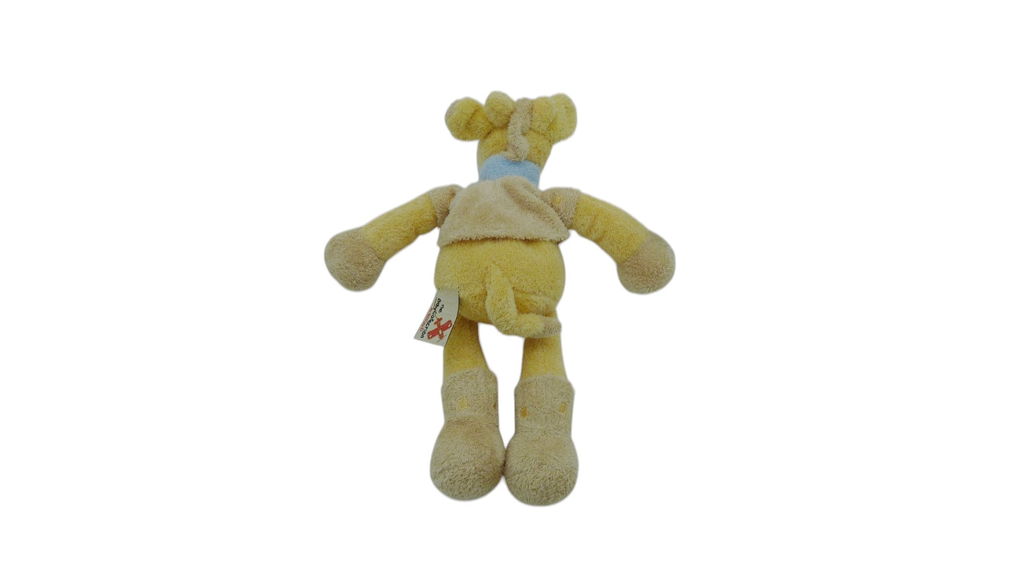 Peluche girafe jaune marron - Nicotoy 27 cm