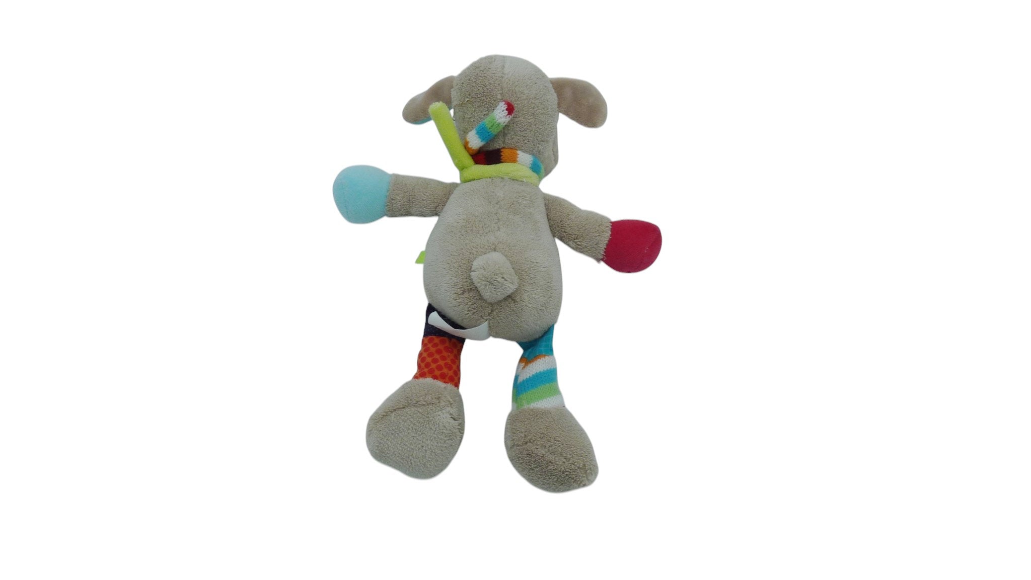 Peluche mouton multicolore - Nicotoy 29 cm