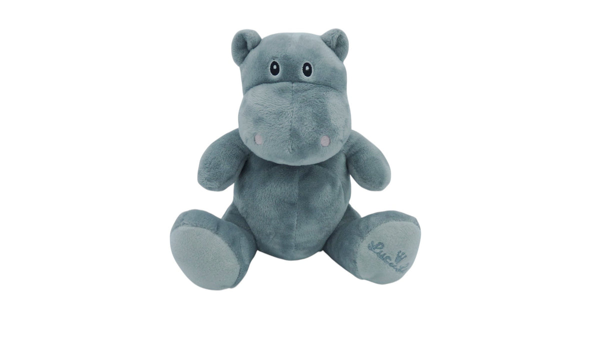 Peluche hippopotame gris - Luc et Léa