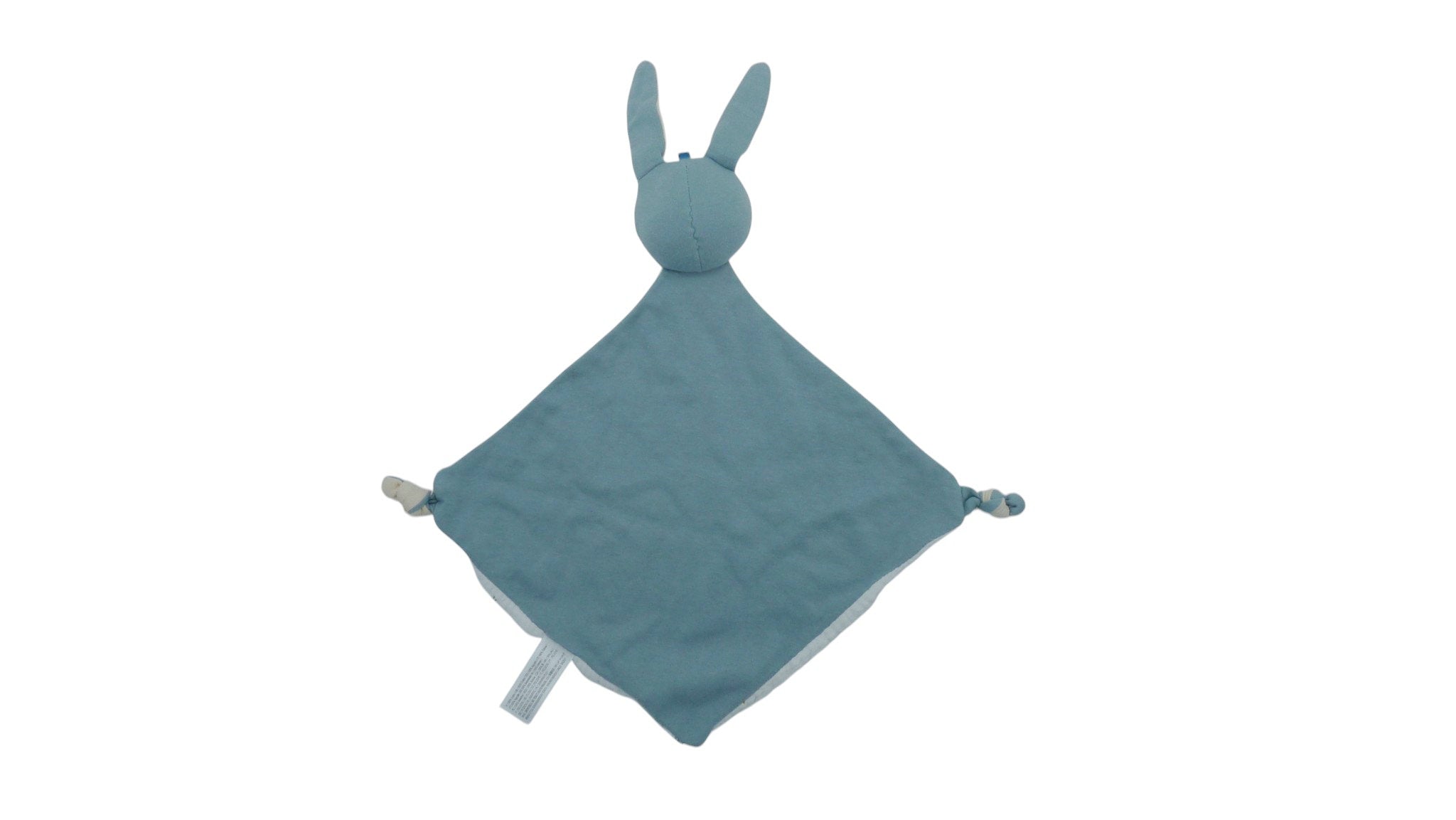 Doudou lapin plat blanc vert - Nicotoy Simba Toys