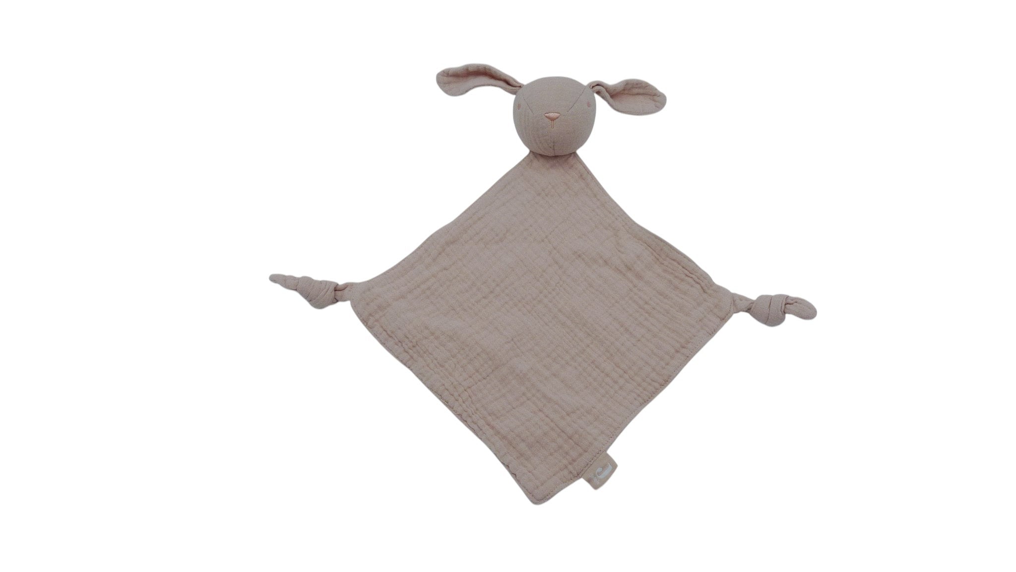 Doudou lapin plat lange vieux rose - Jollein