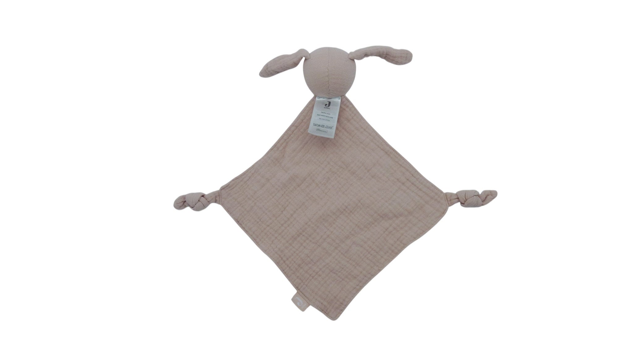 Doudou lapin plat lange vieux rose - Jollein