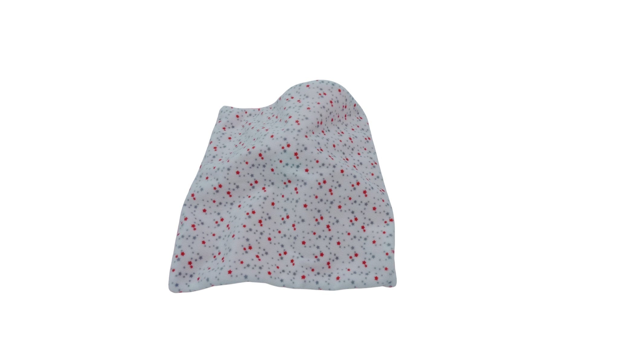 Doudou lapin plat Charline rouge - Obaibi