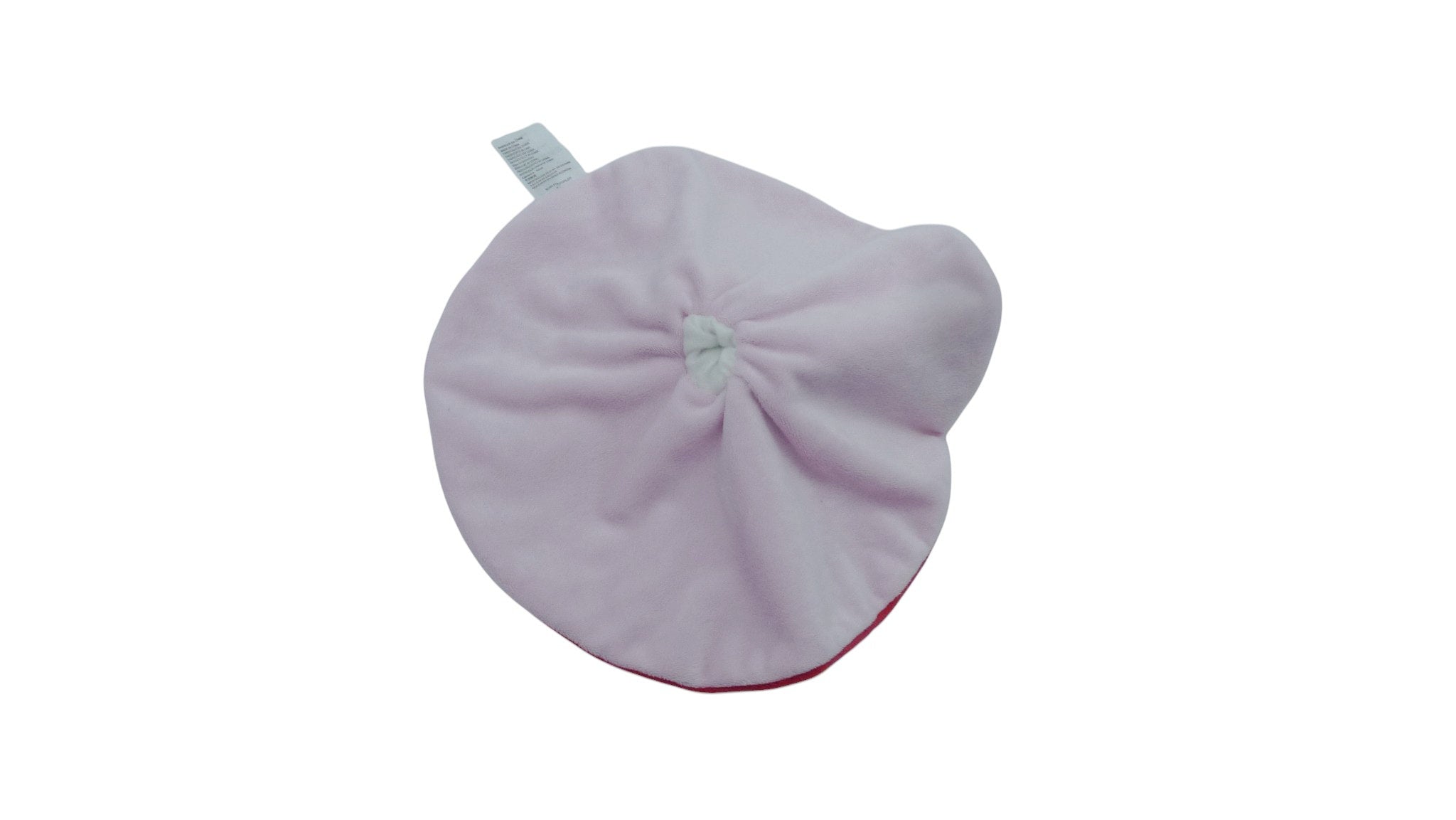 Doudou ours plat rouge rose - Kiabi