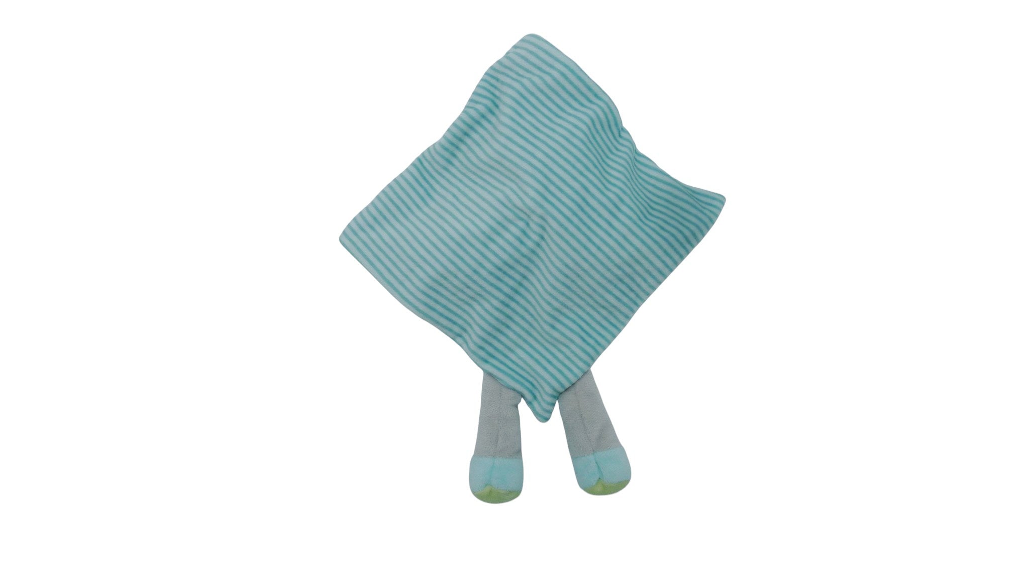 Doudou mouton plat gris turquoise - Kiabi