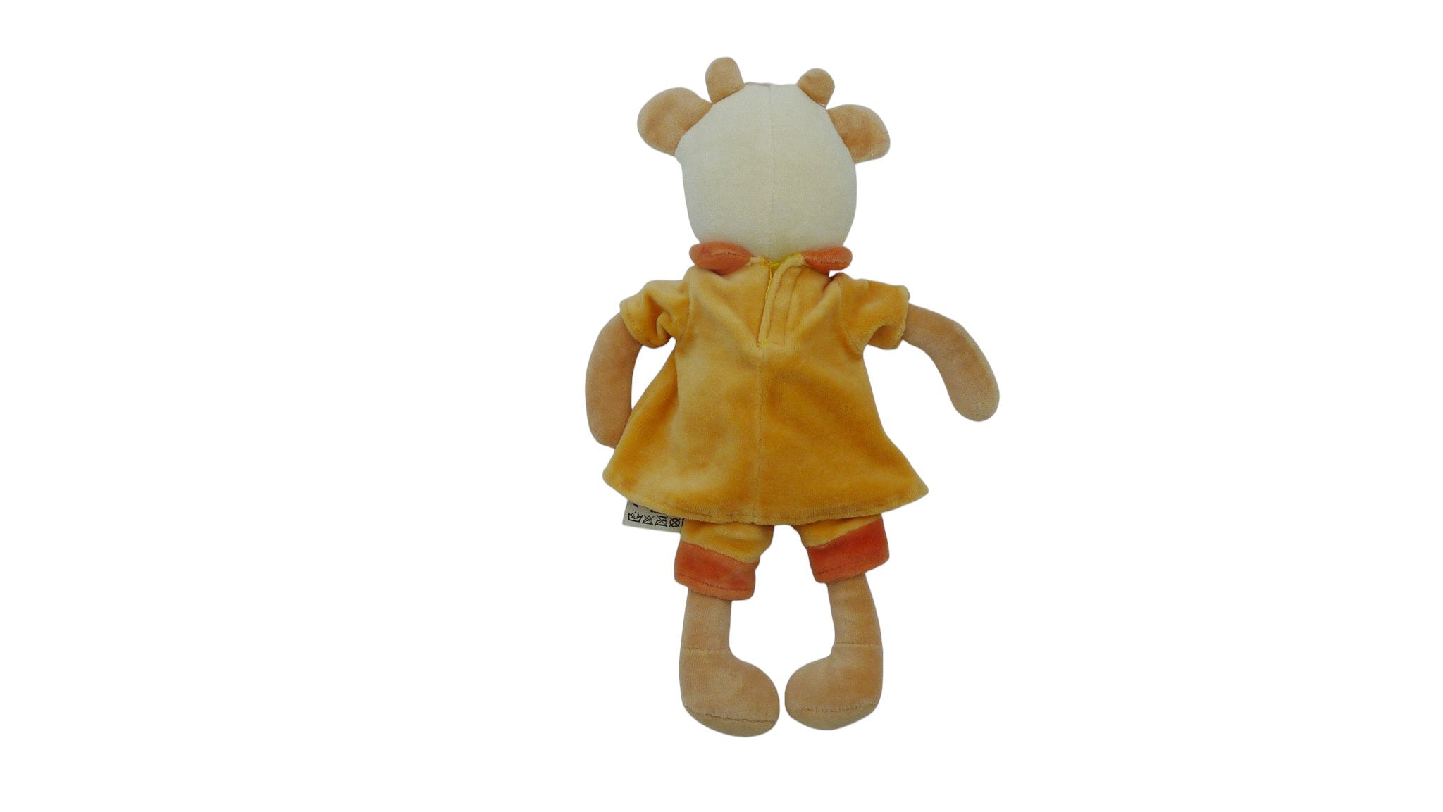 Peluche vache orange - Nicotoy 33 cm