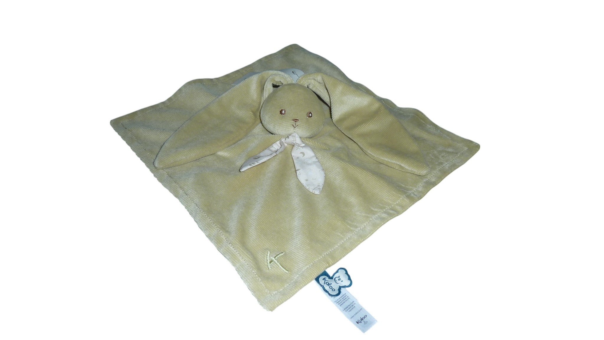 Doudou lapin plat - Lapinoo - vert - Kaloo