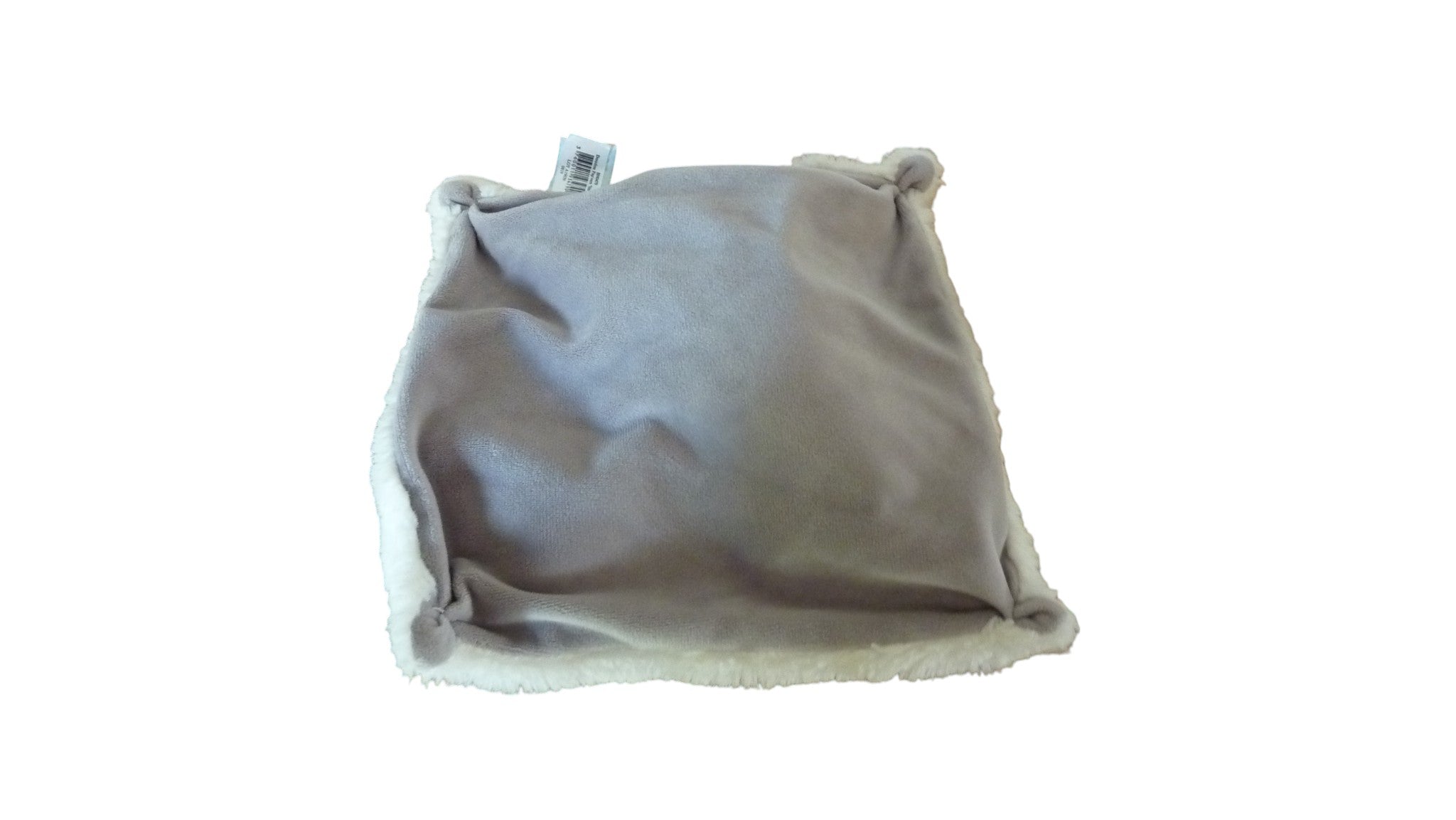 Doudou ours plat blanc gris - Pap'ours - BN0479 Baby'nat