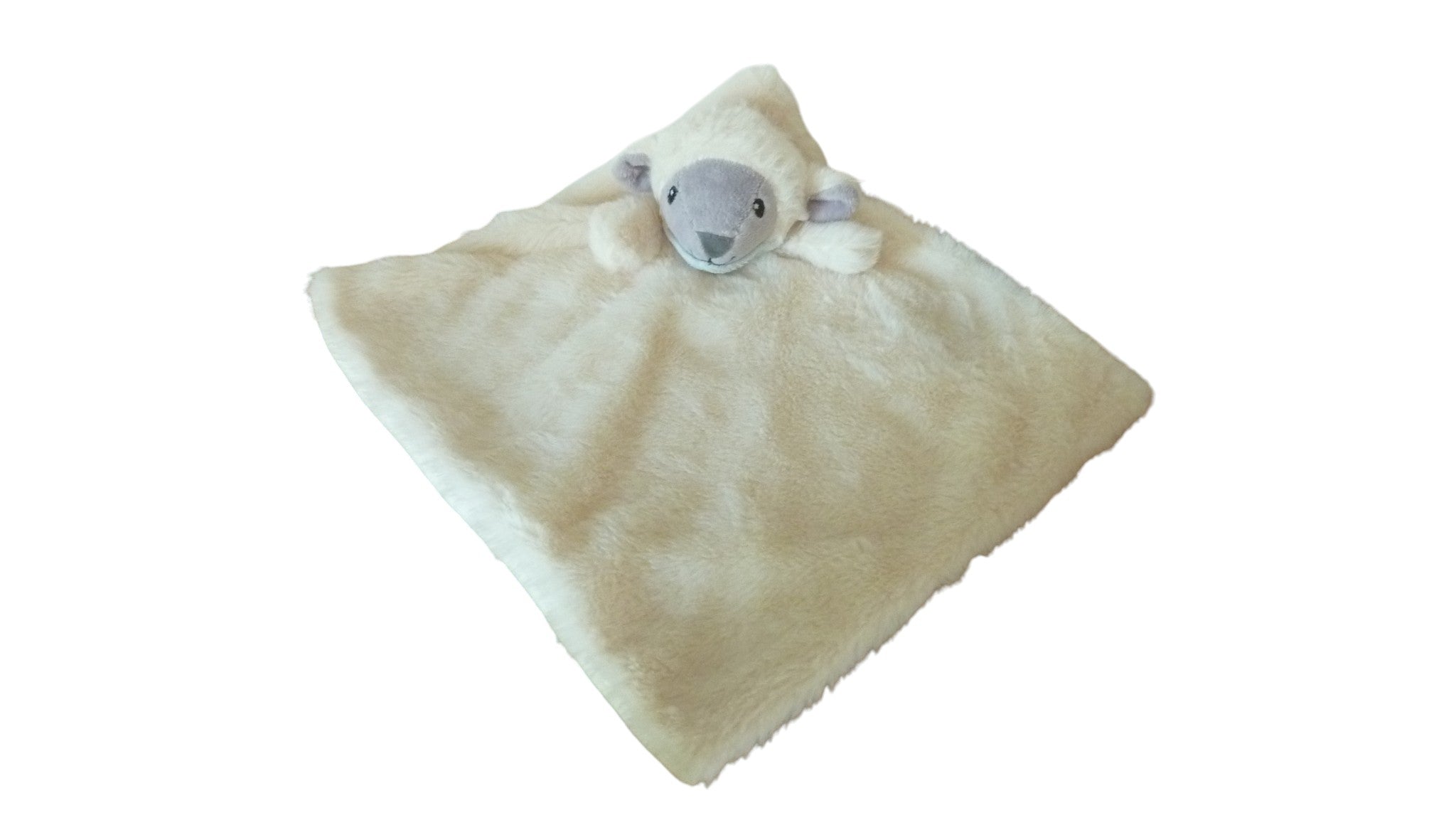 Doudou mouton plat écru gris Tex Baby