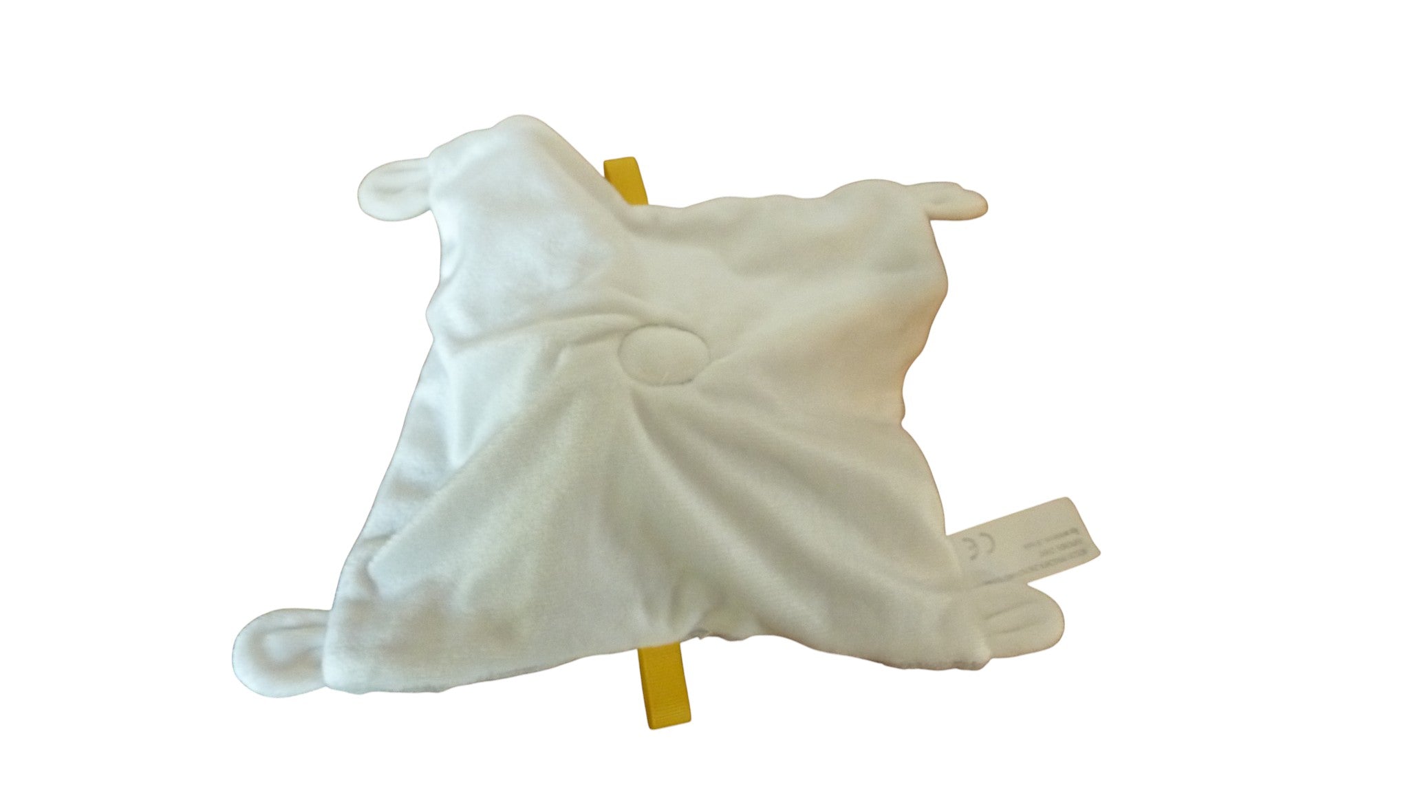 Doudou ours plat gris blanc - Consys