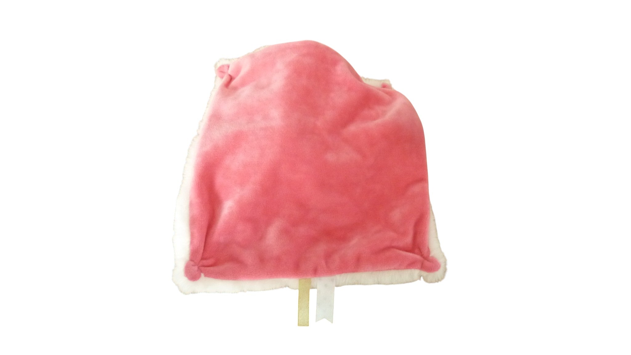 Doudou lapin plat blanc rose - Rose Litchi - BN0634 Baby'Nat