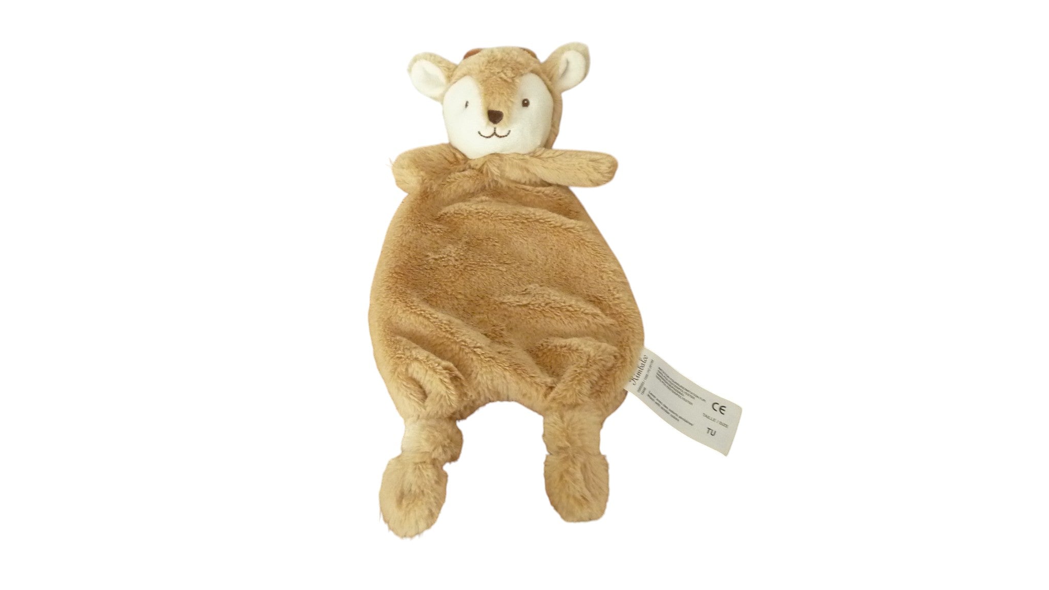 Doudou faon plat marron - Kimbaloo