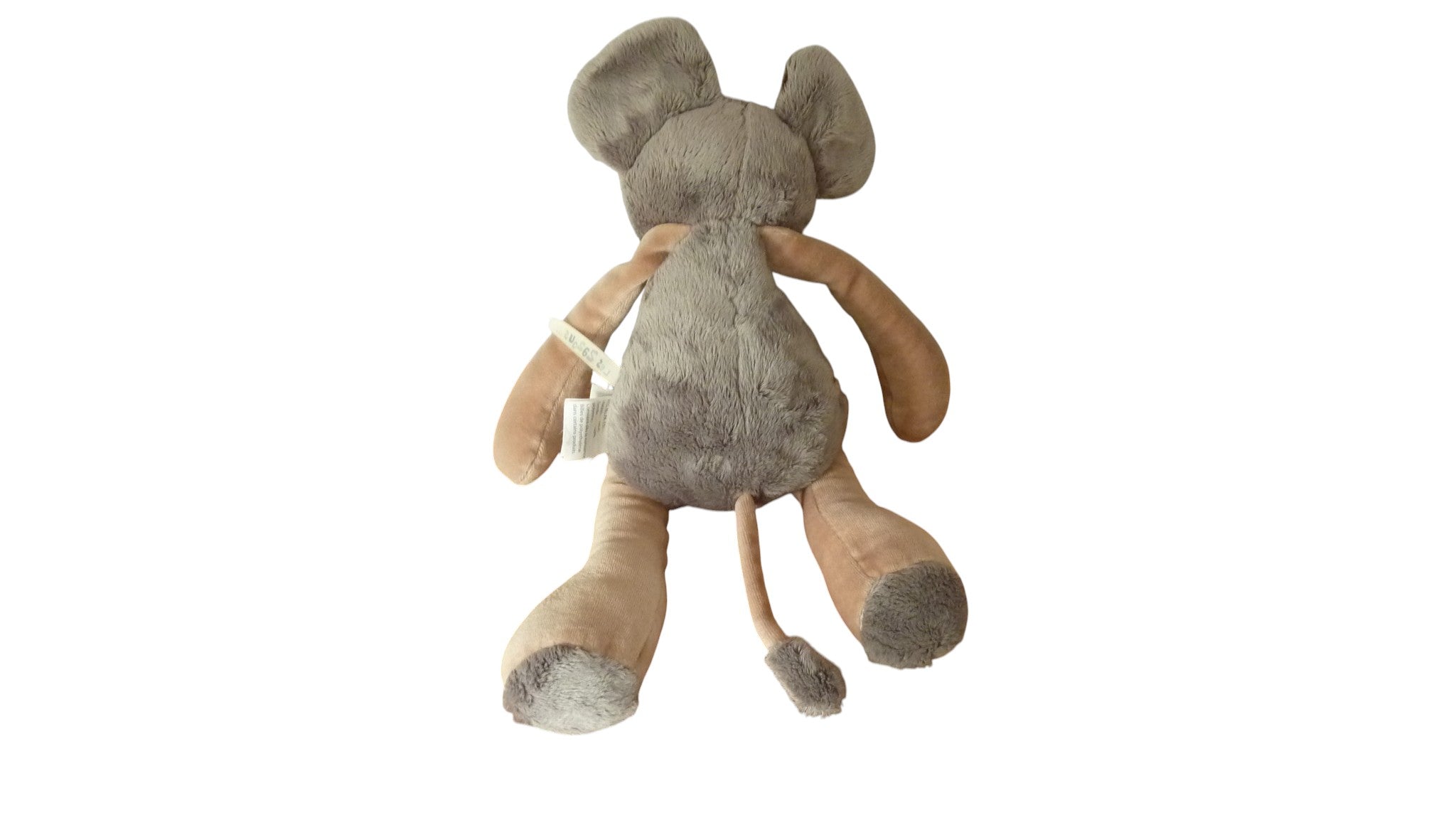 Peluche éléphant marron gris - Les Zazous - Moulin Roty 37 cm