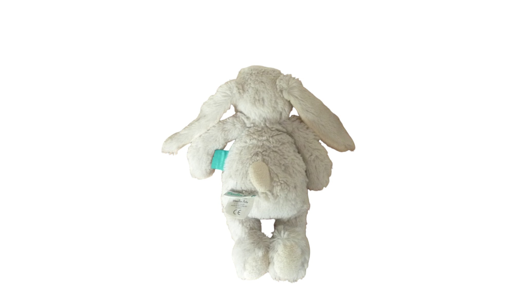 Peluche lapin gris - Les Tout Doux - Moulin Roty 26 cm