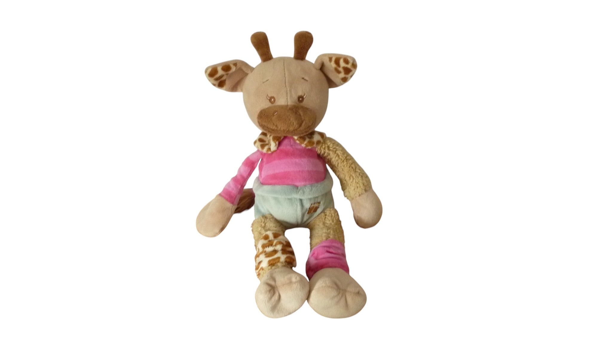 Peluche girafe multicolore - Bukowski 40 cm