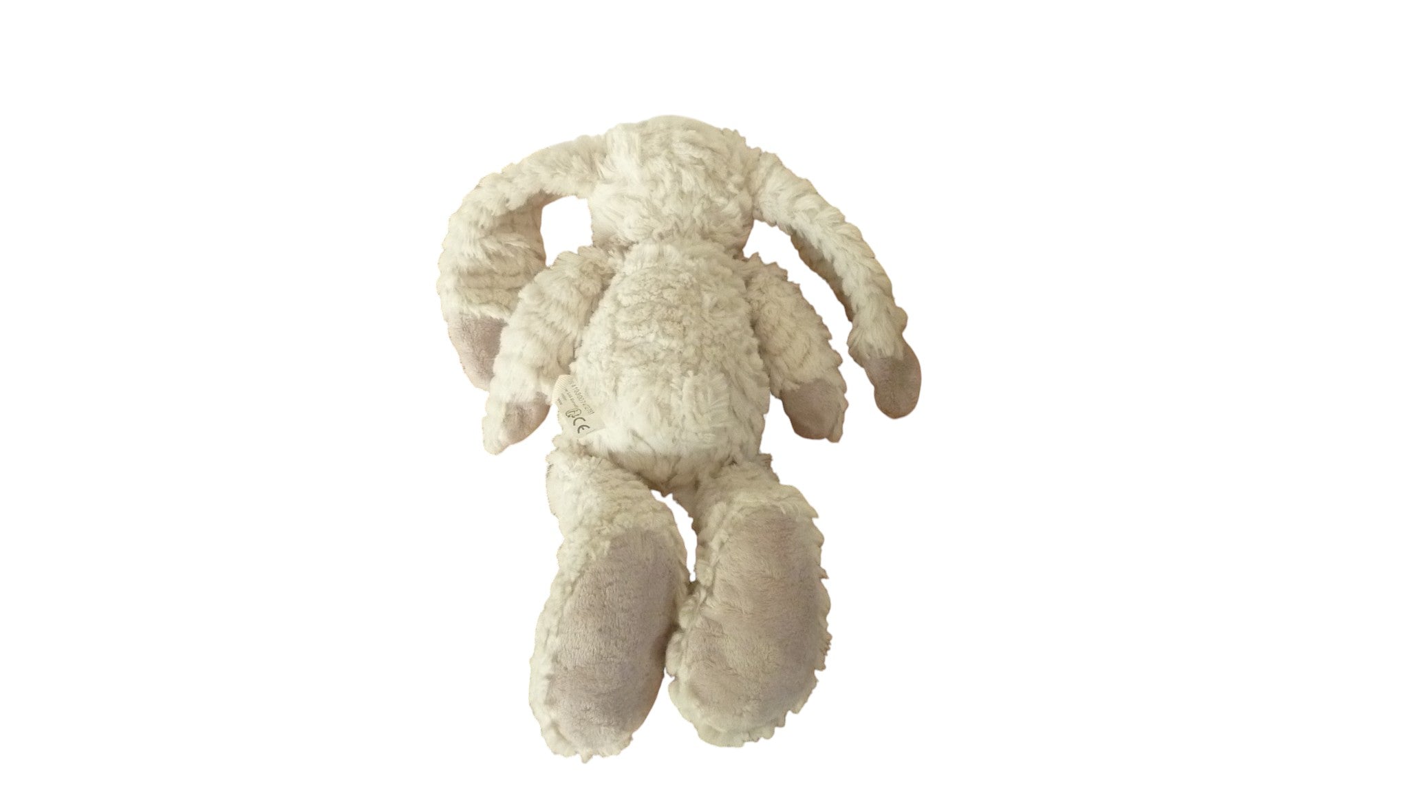 Peluche lapin gris - Eurodif 33 cm