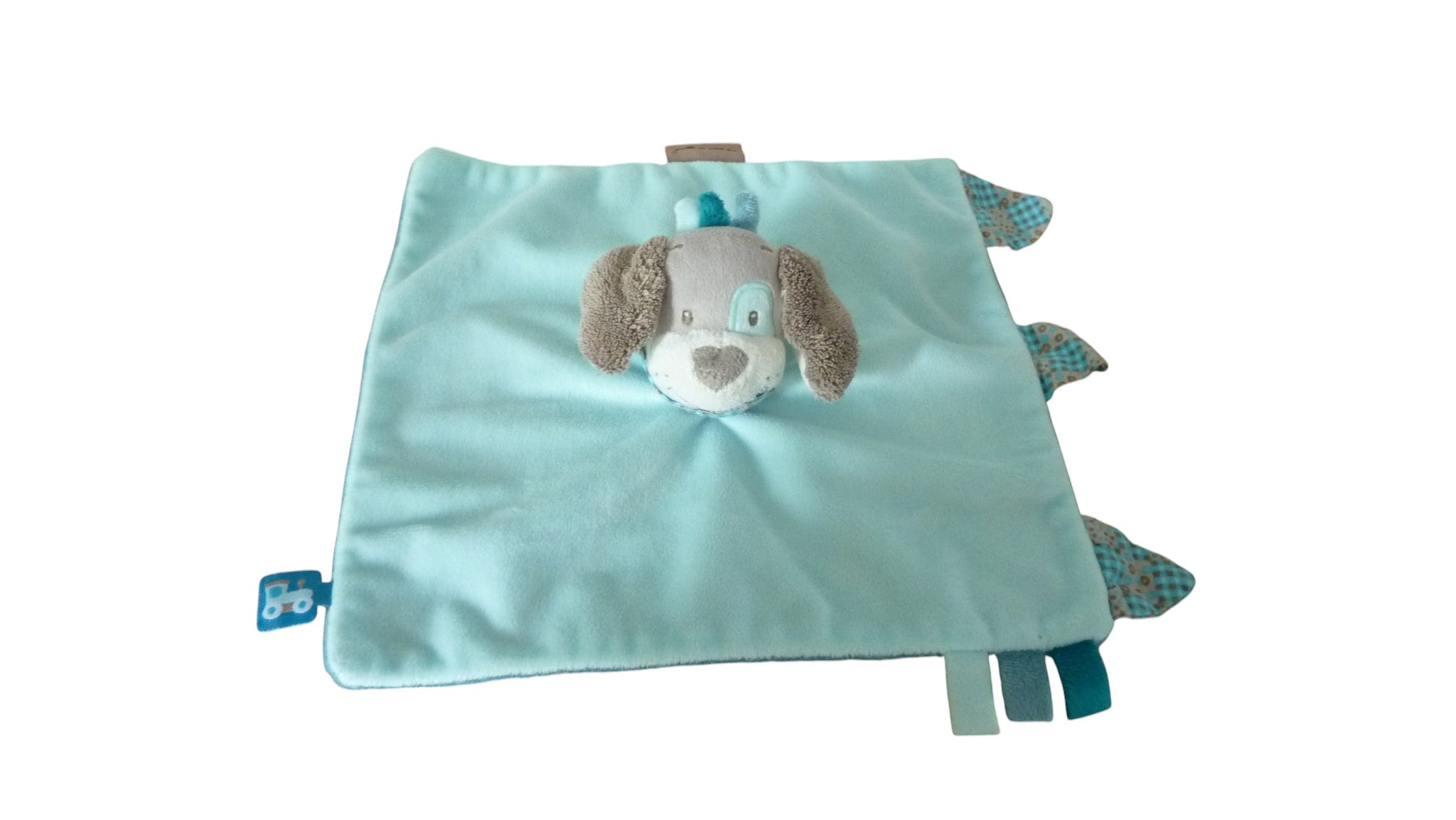 Doudou chien plat -Gaston & Cyril - Nattou