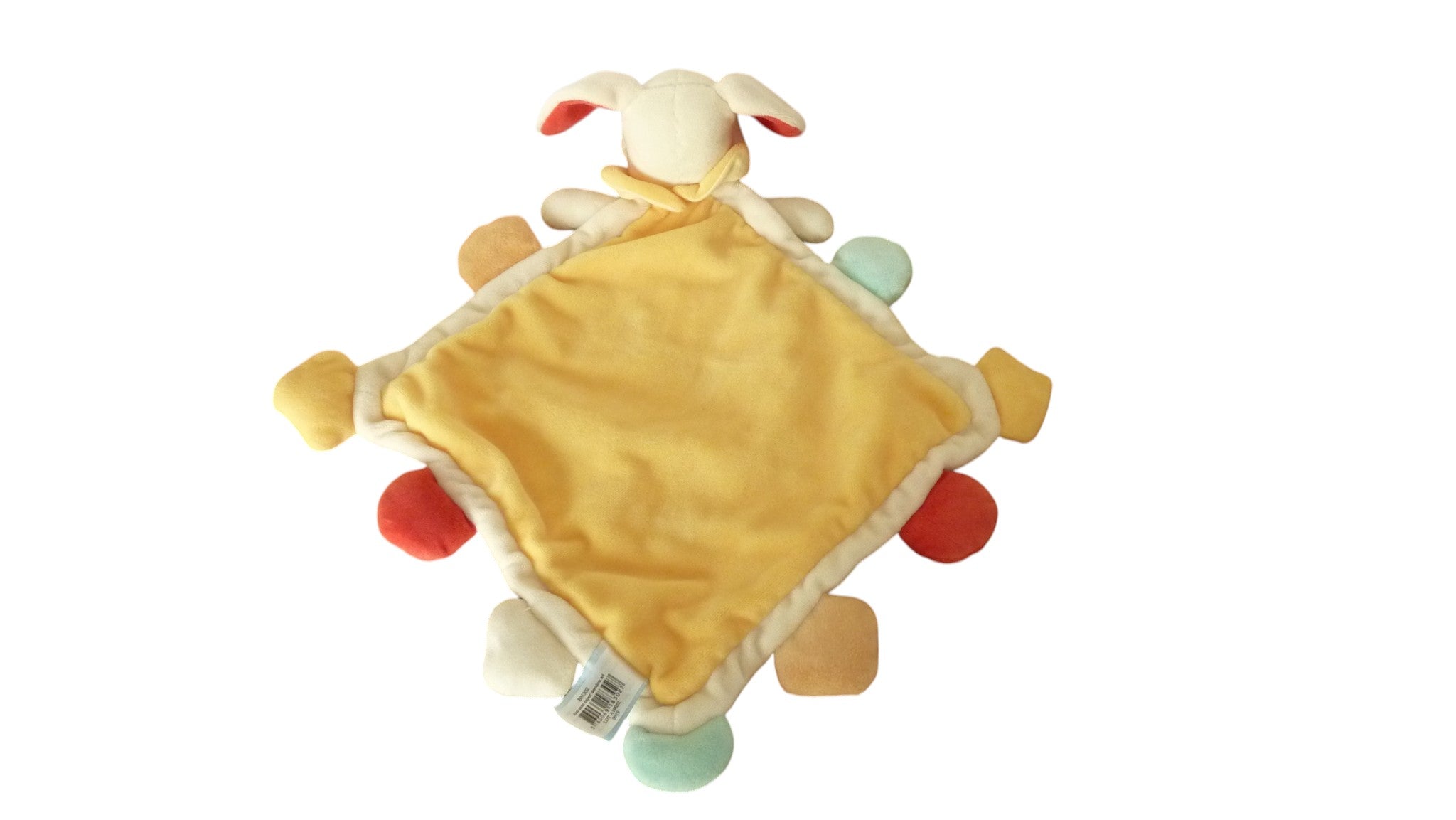 Doudou chien plat jaune - Super doudou - BN302 Baby'Nat