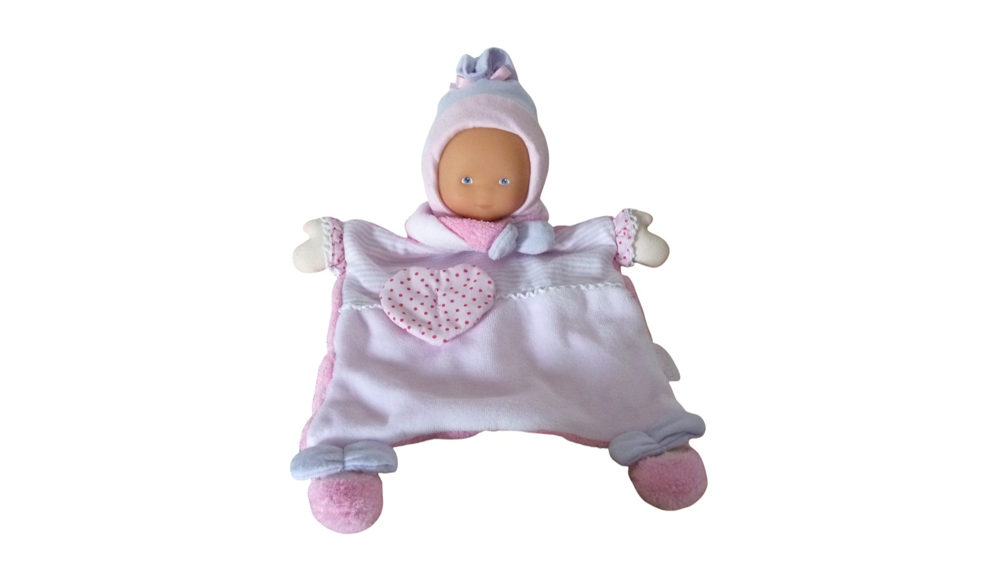 Doudou poupée plat rose - Corolle