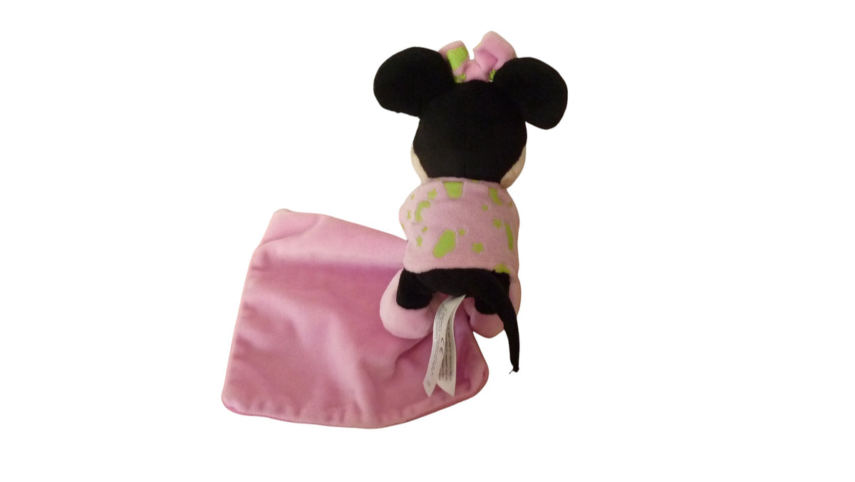 Peluche mouchoir Minnie rose luminescent - Disney