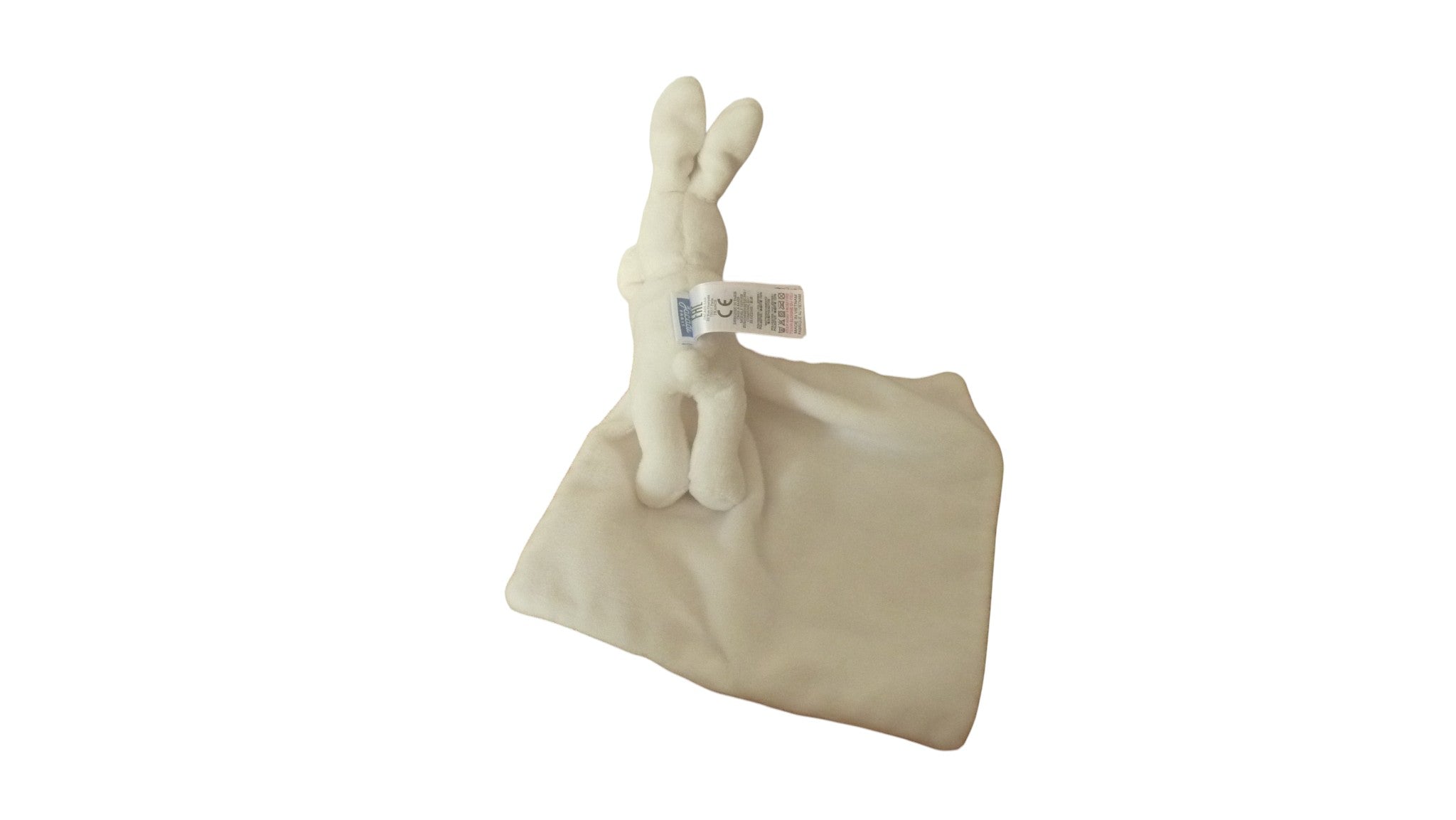 Peluche mouchoir lapin blanc - Jacadi