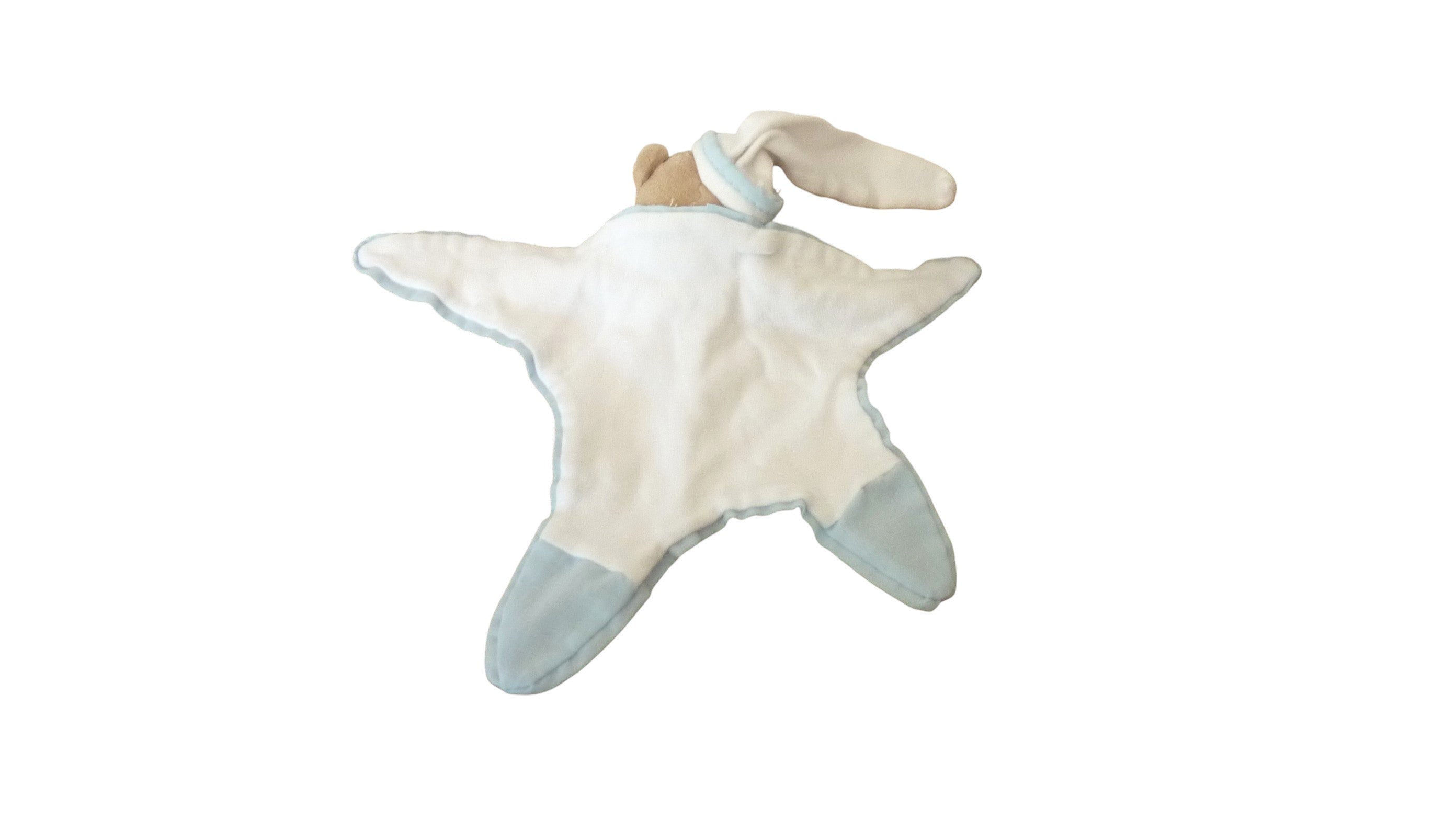 Doudou ours dormeur plat blanc - Kaloo