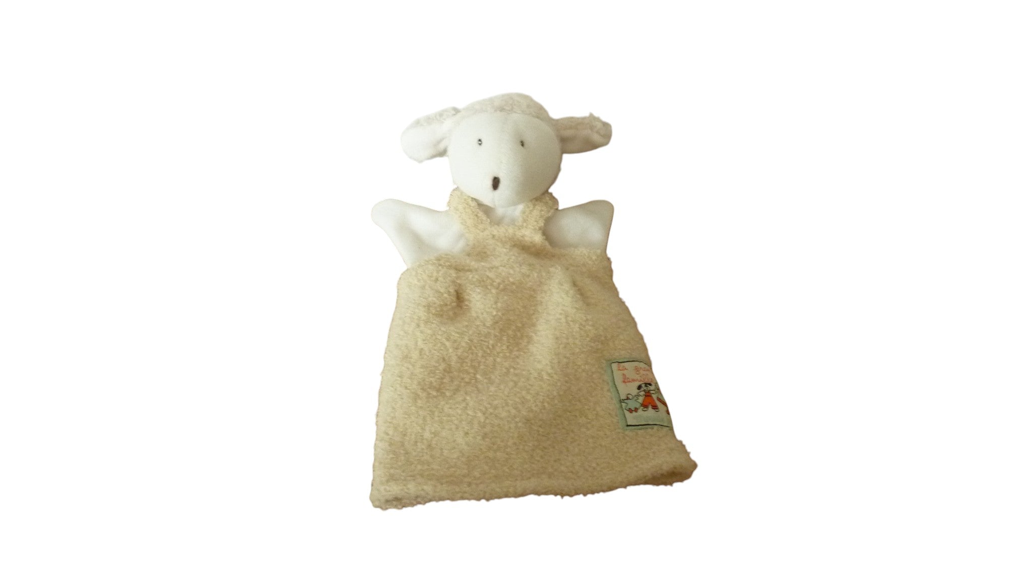 Doudou mouton marionnette - La Grande Famille - Moulin Roty