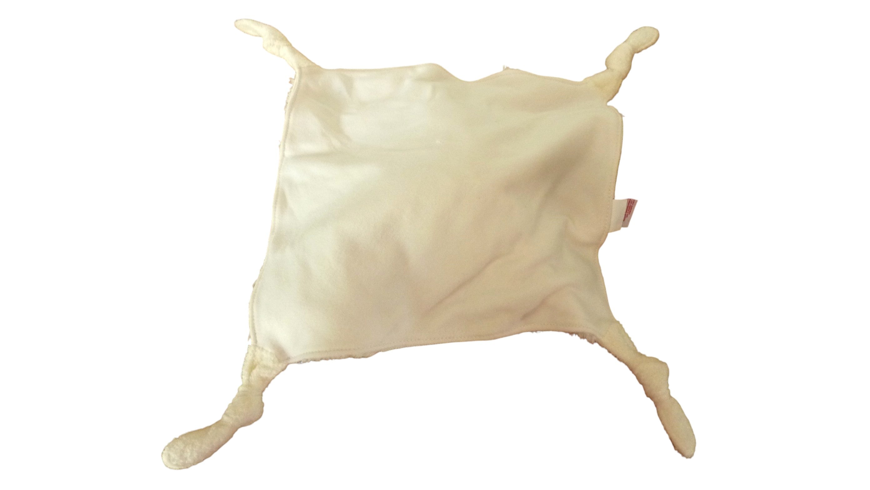 Doudou ours plat blanc écru - Trudi