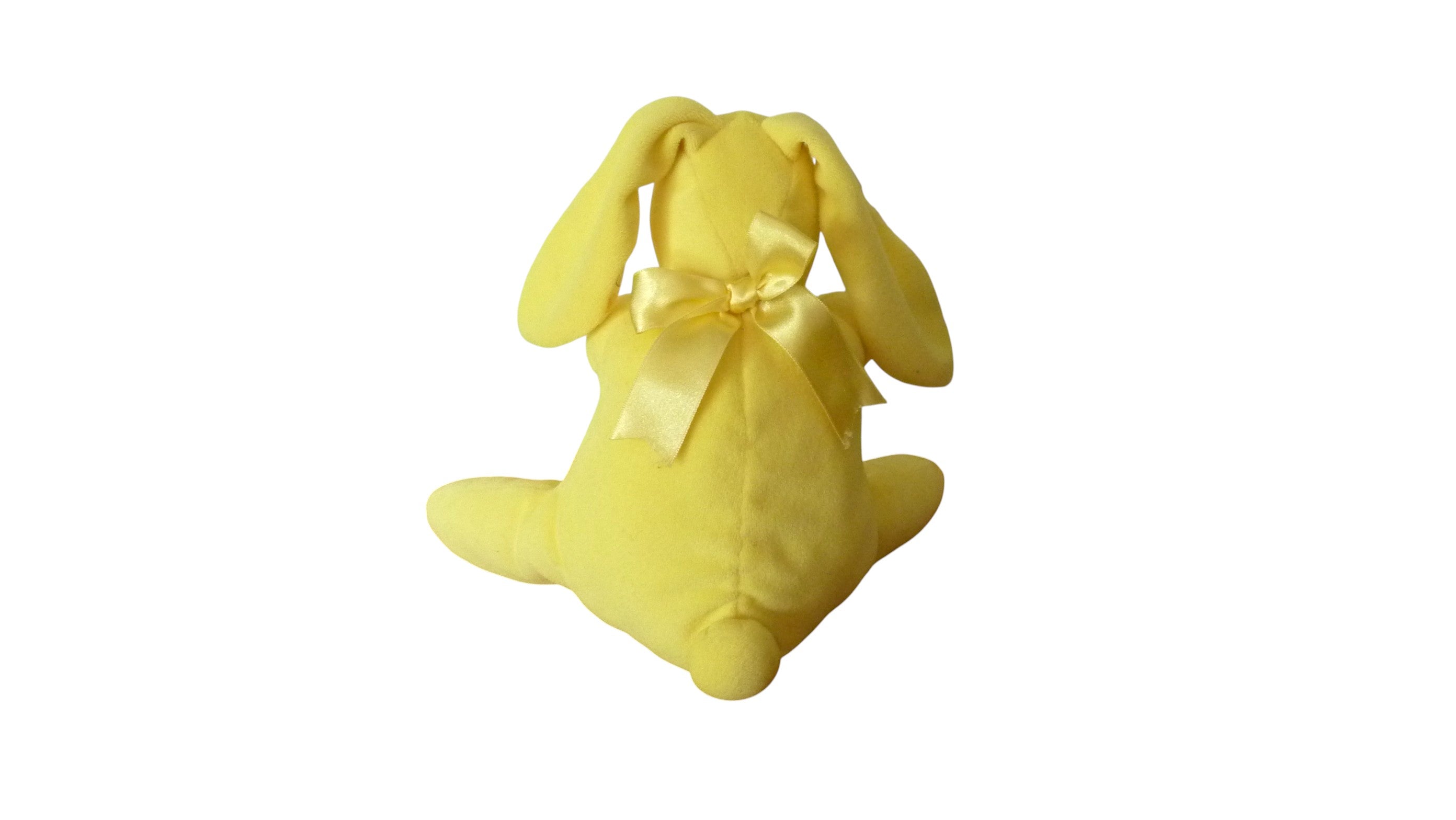Peluche lapin vintage jaune - Boulgom 30 cm
