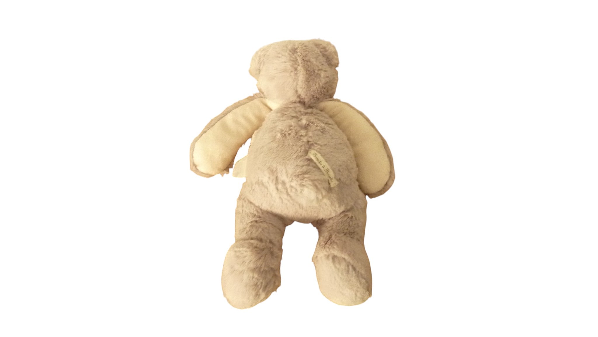 Peluche ours gris crème - La bande à Basile - Moulin Roty 34 cm