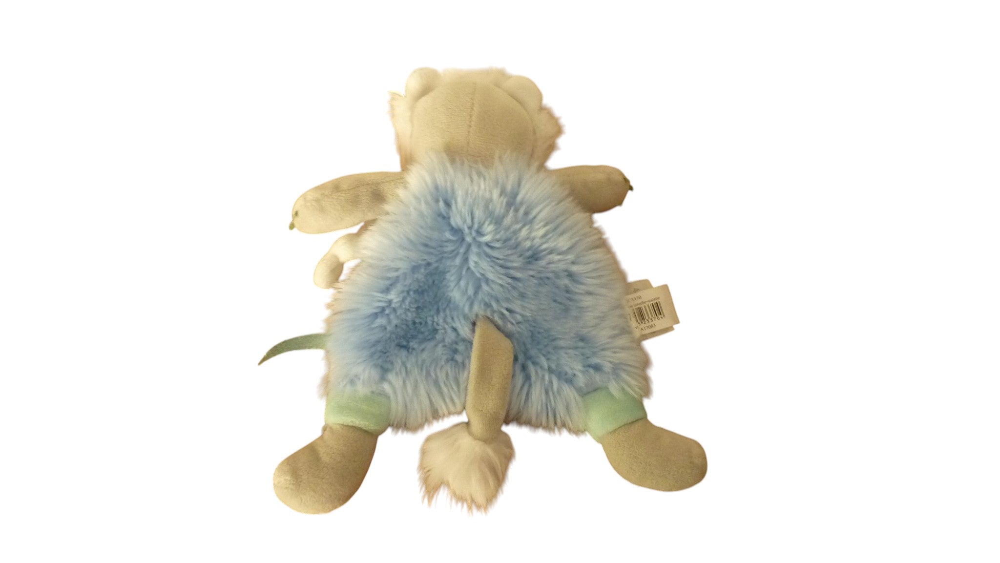 Doudou lion attache sucette bleu - DC3370 Doudou et Compagnie