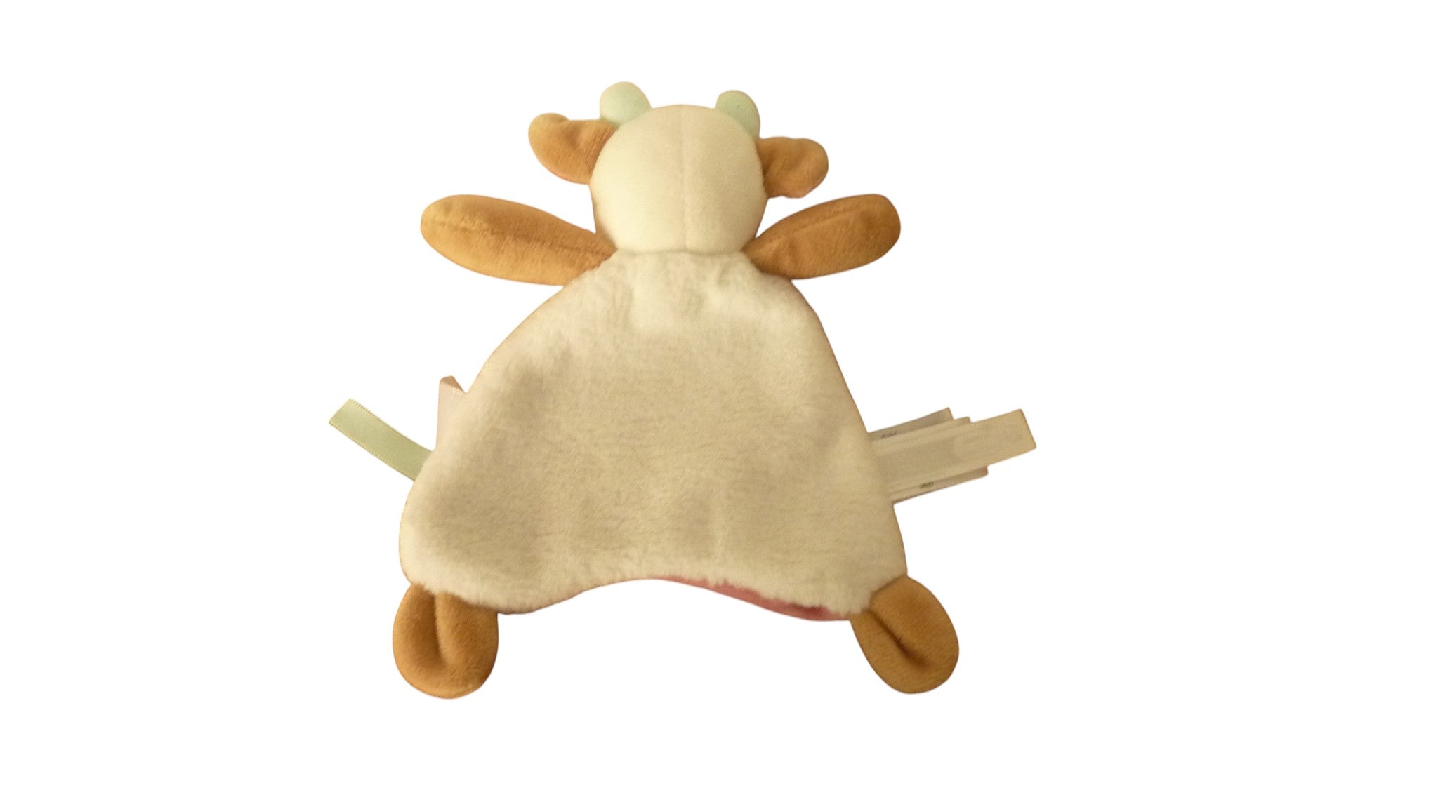Doudou vache attache sucette violet - Collection Pistache la vache - BN6022 Baby'Nat