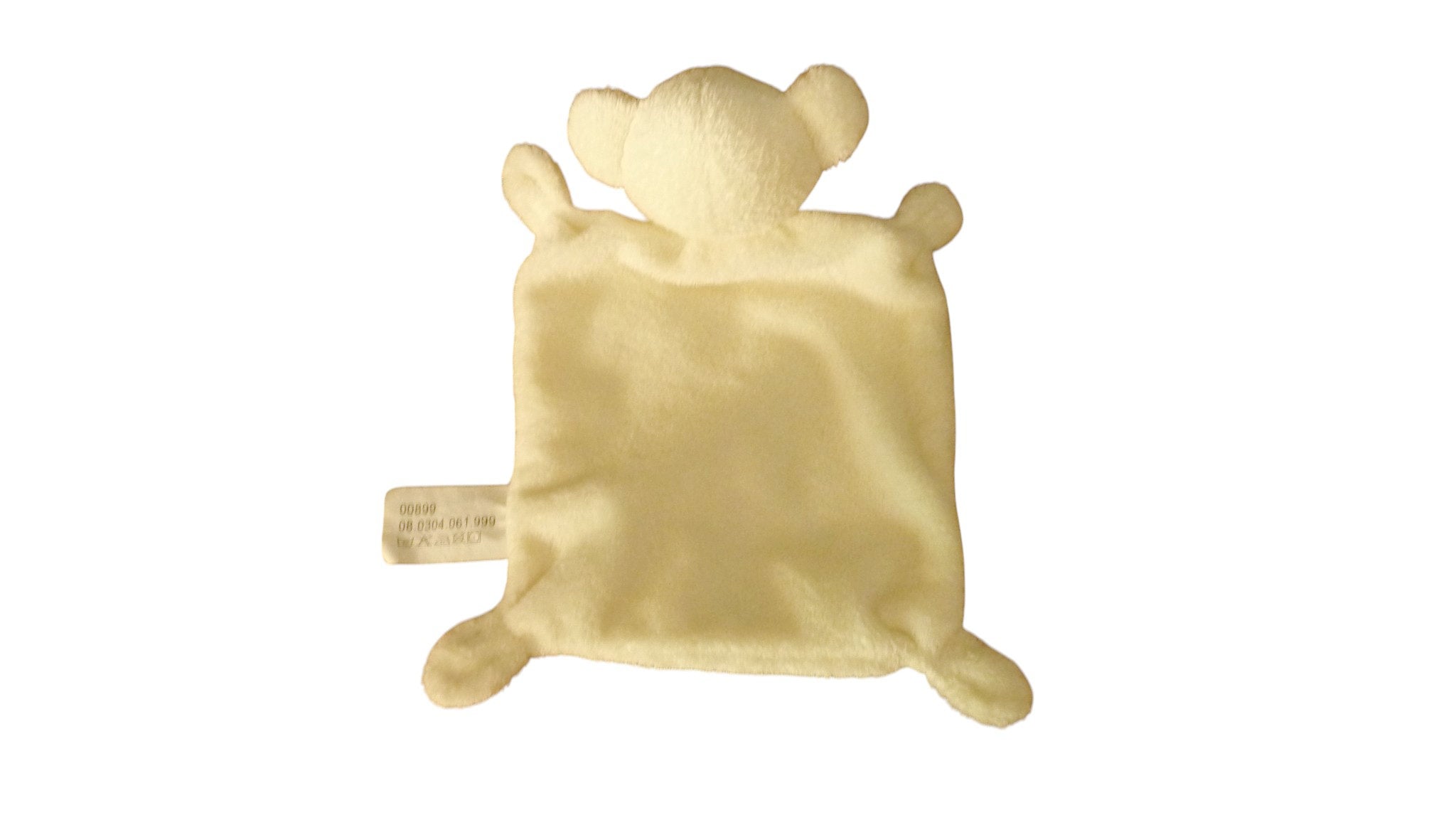 Doudou ours plat crème - Nicotoy