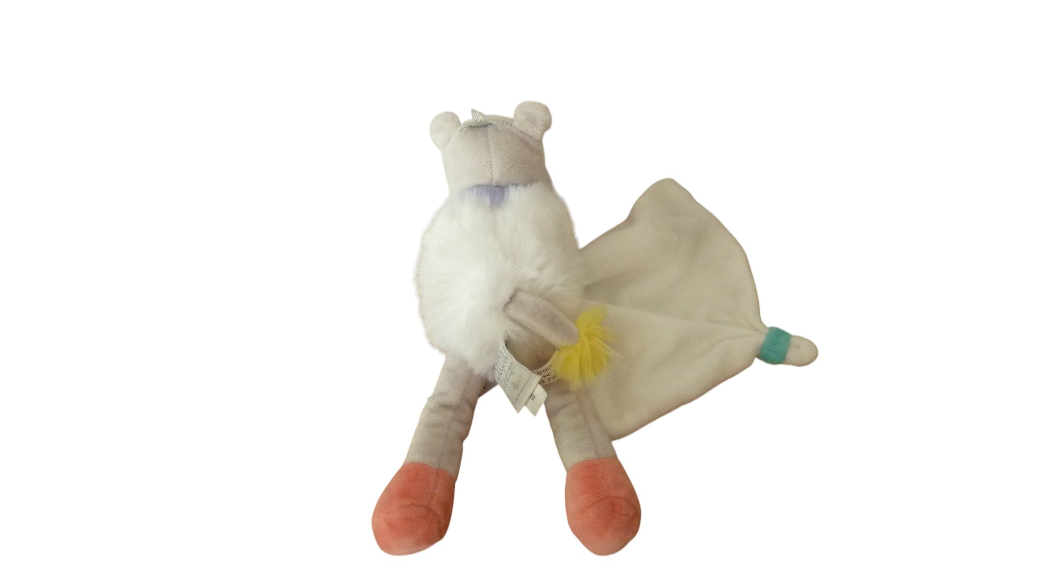 Peluche mouchoir hippopotame - Tropi'Cool - DC3302 Doudou et Compagnie