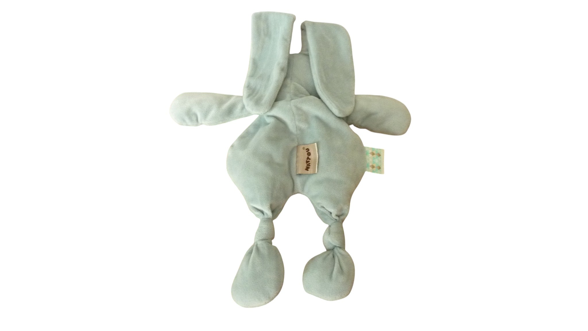 Peluche lapin vert - Lapidou - Nattou 37 cm