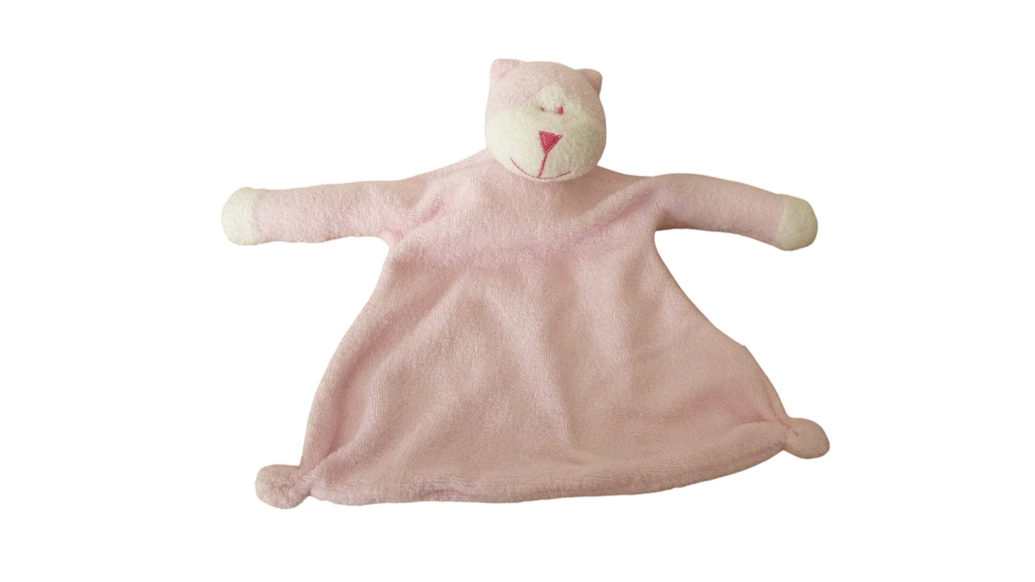 Doudou singe plat rose - Kimbaloo