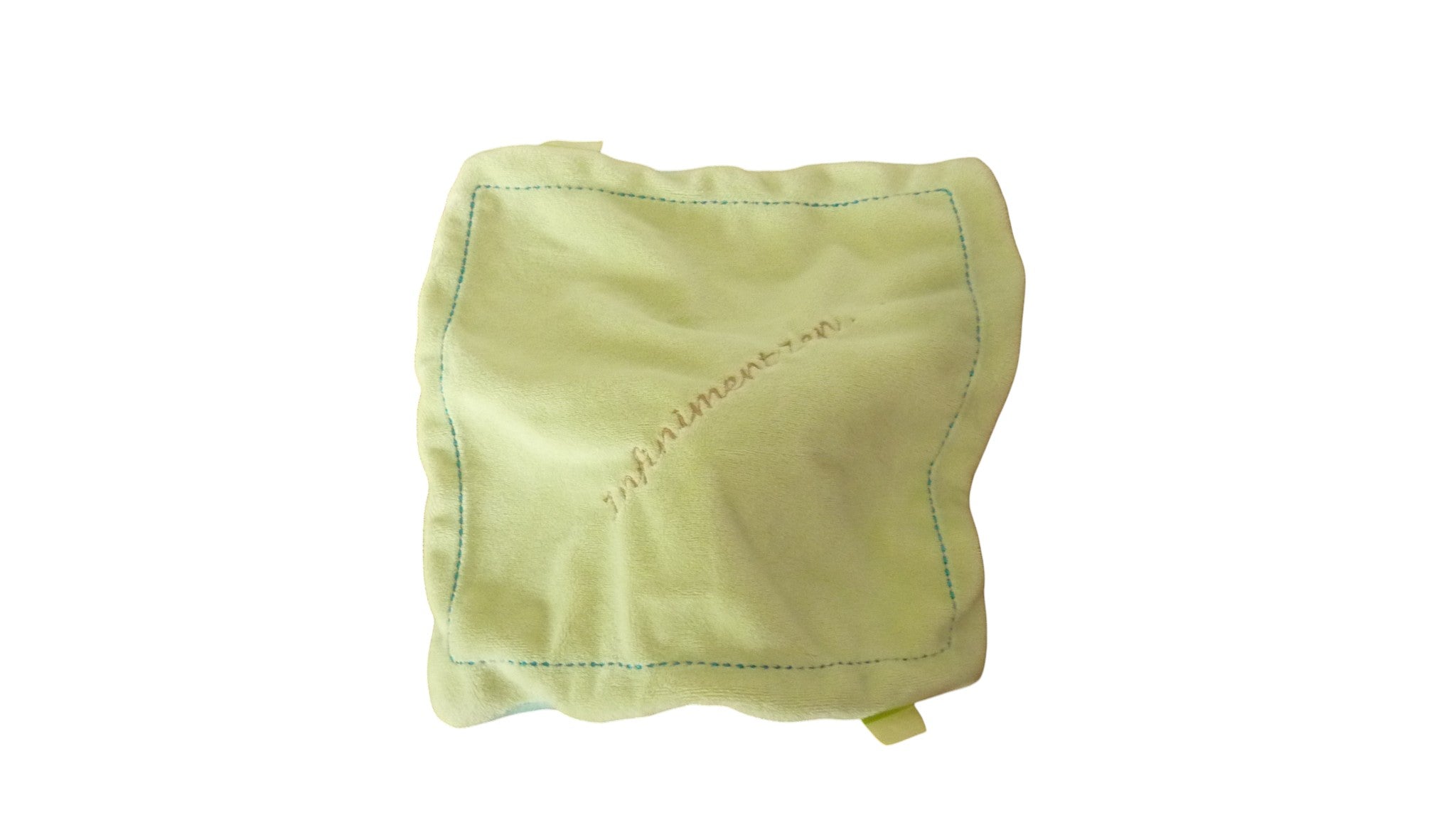 Doudou koala plat bleu turquoise vert - Système U