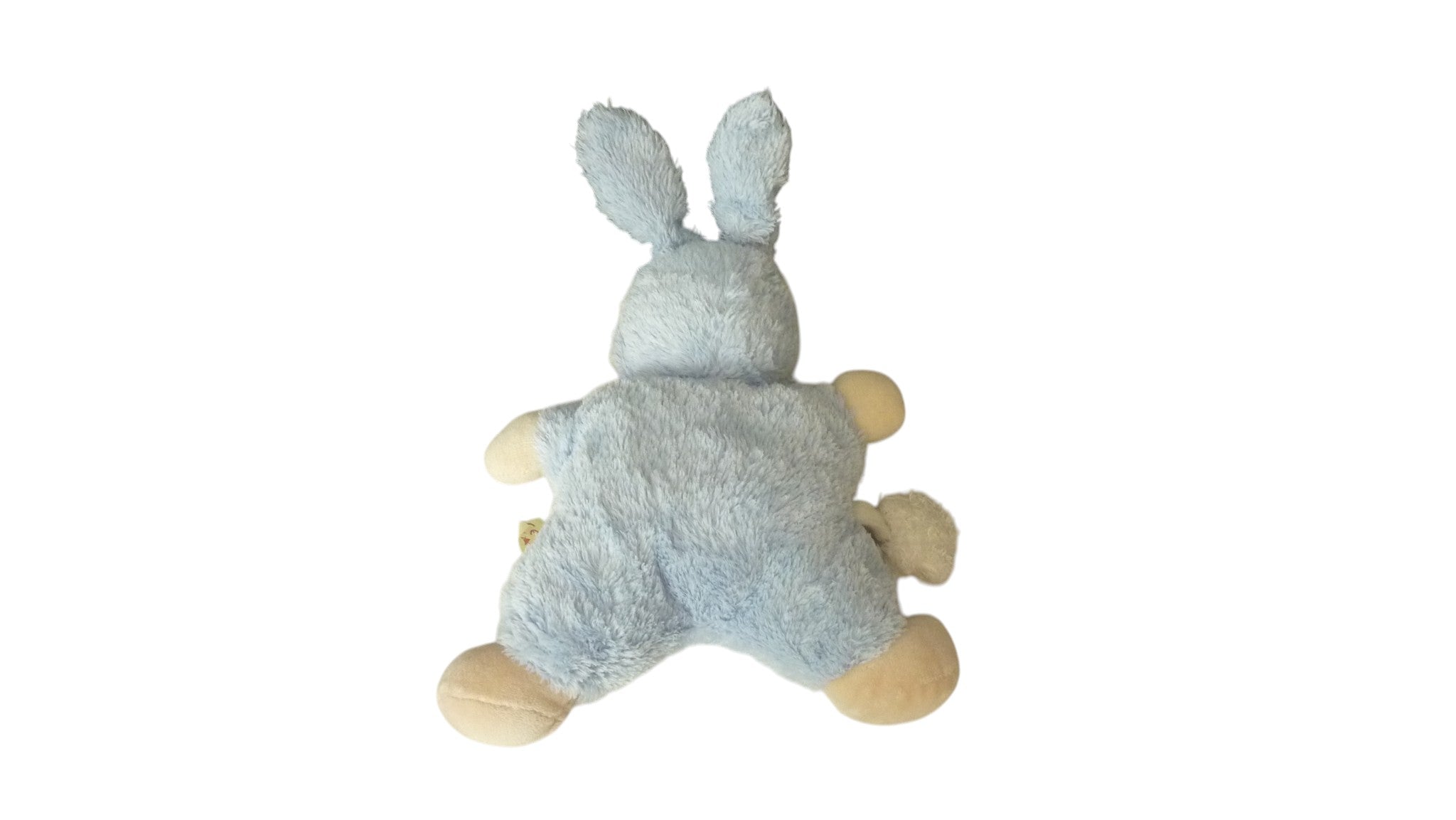 Peluche poupée garçon déguisé en lapin bleu - Nicotoy 24 cm
