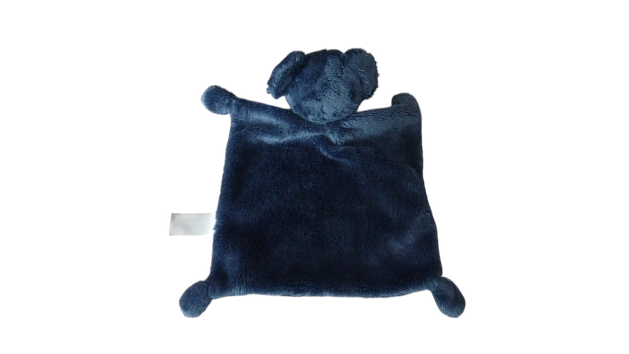 Doudou ours plat bleu nez gris - Nicotoy Simba Toys